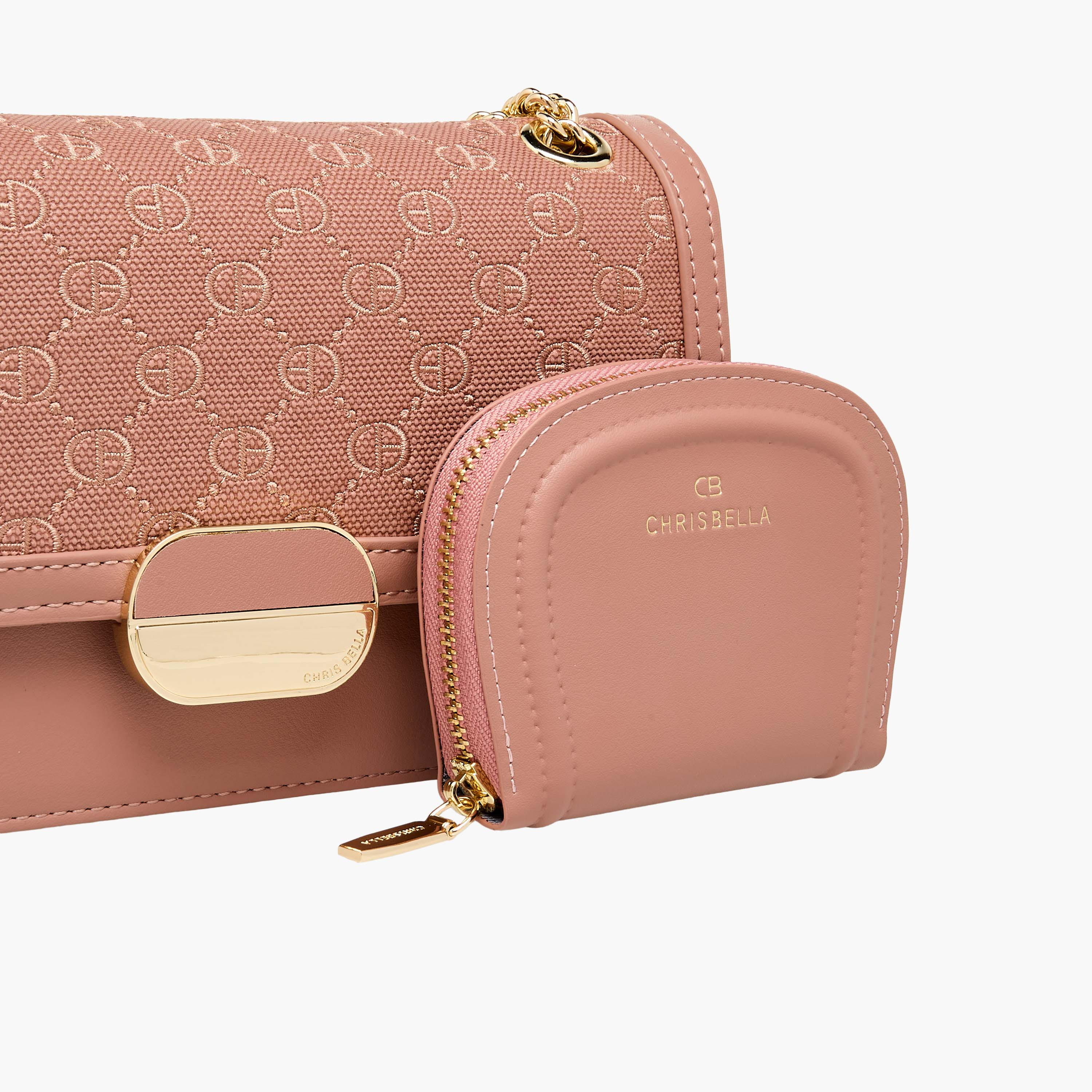 Chrisbella Textured Crossbody Bag with Pouch-women-bagsandwallets-handbags-image-6