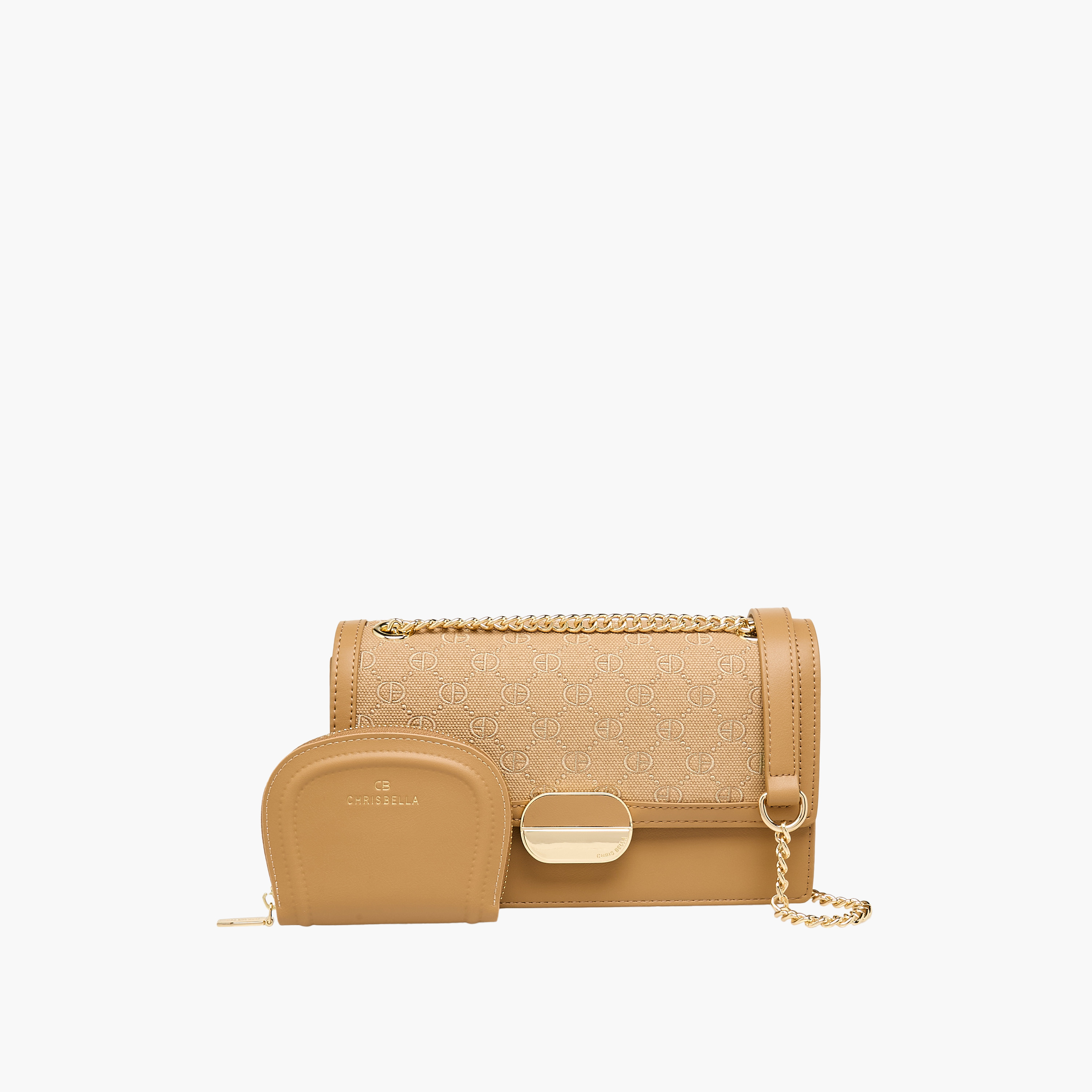 شنطة كروس بودي بارزة الملمس مع محفظة من كريسبيلا-women-bagsandwallets-handbags-image-1