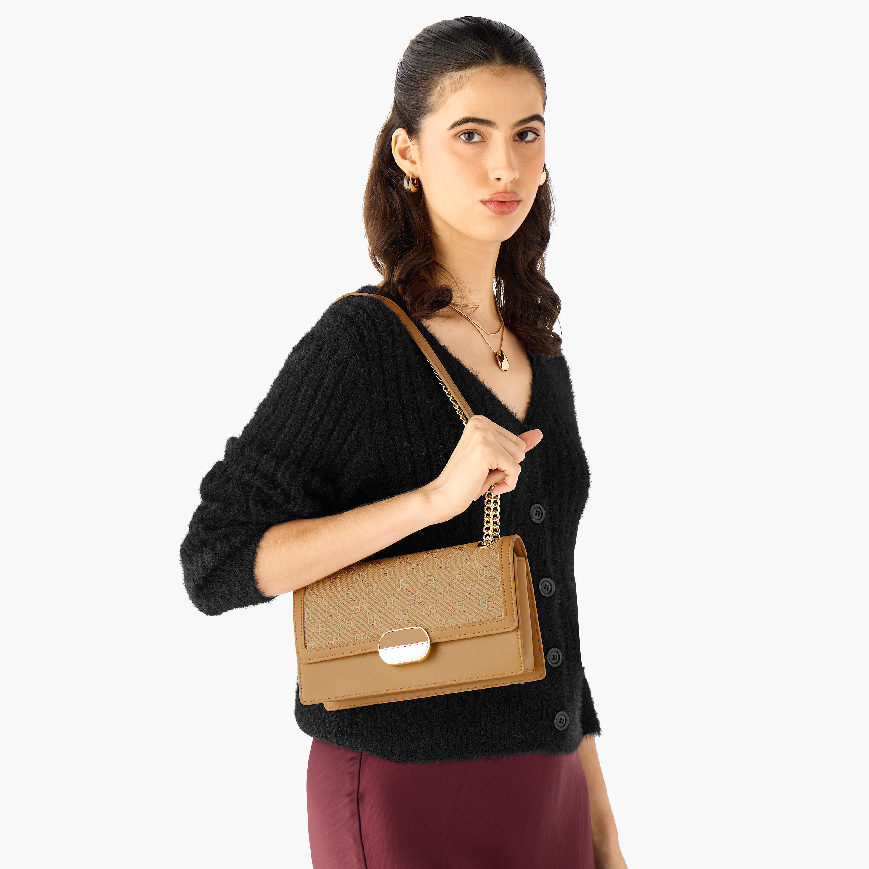 شنطة كروس بودي بارزة الملمس مع محفظة من كريسبيلا-women-bagsandwallets-handbags-image-2