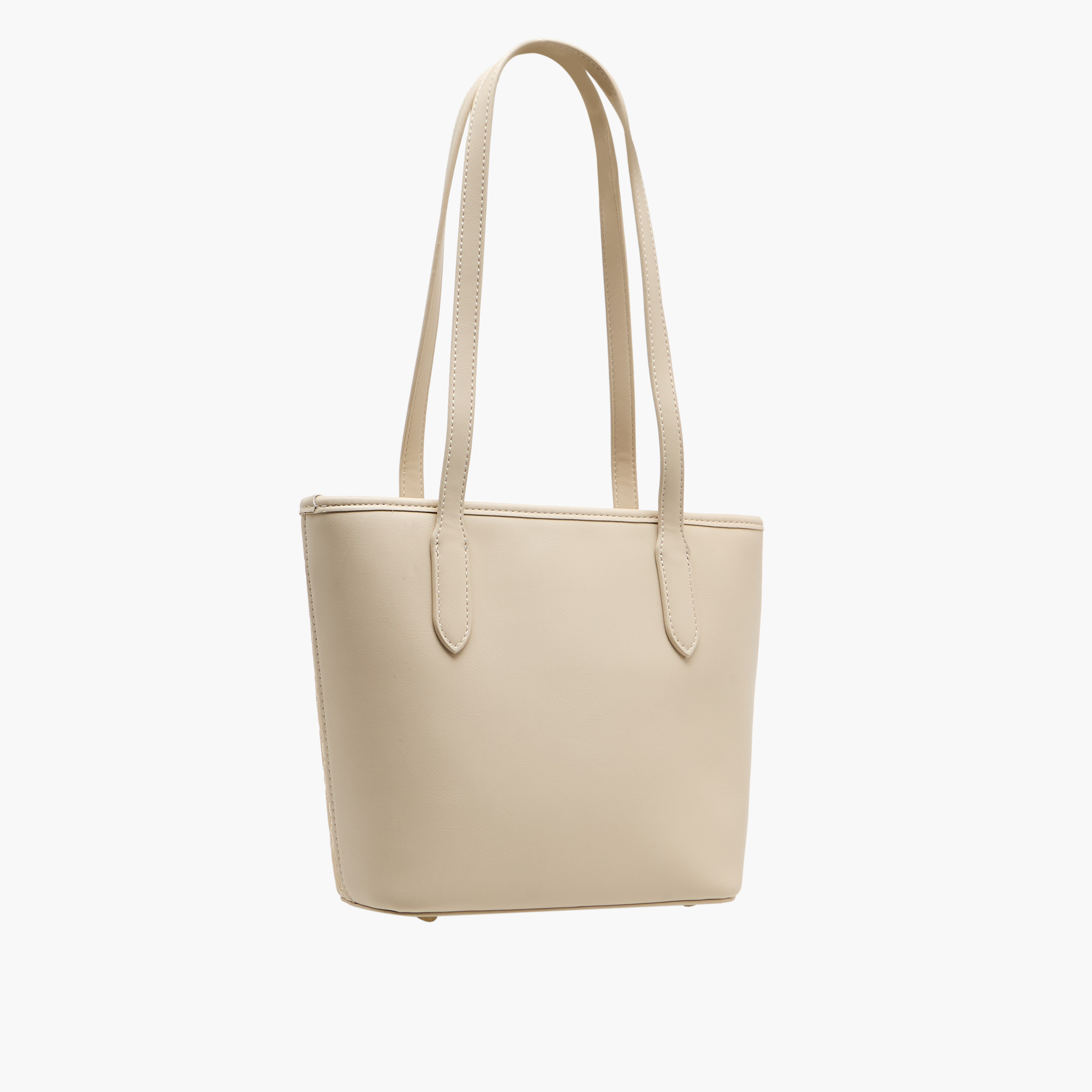 Chrisbella Monogram Textured Shoulder Bag with Wallet and Pouch-women-bagsandwallets-handbags-image-5
