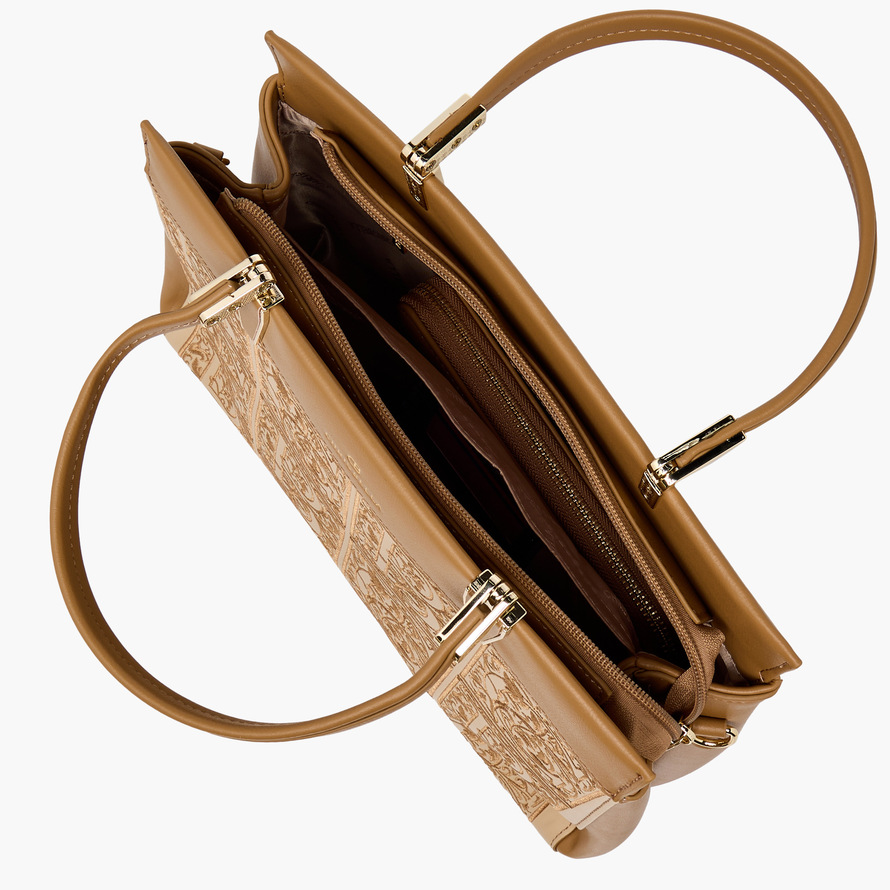 Chrisbella Textured Tote Bag with Wallet-women-bagsandwallets-handbags-image-10