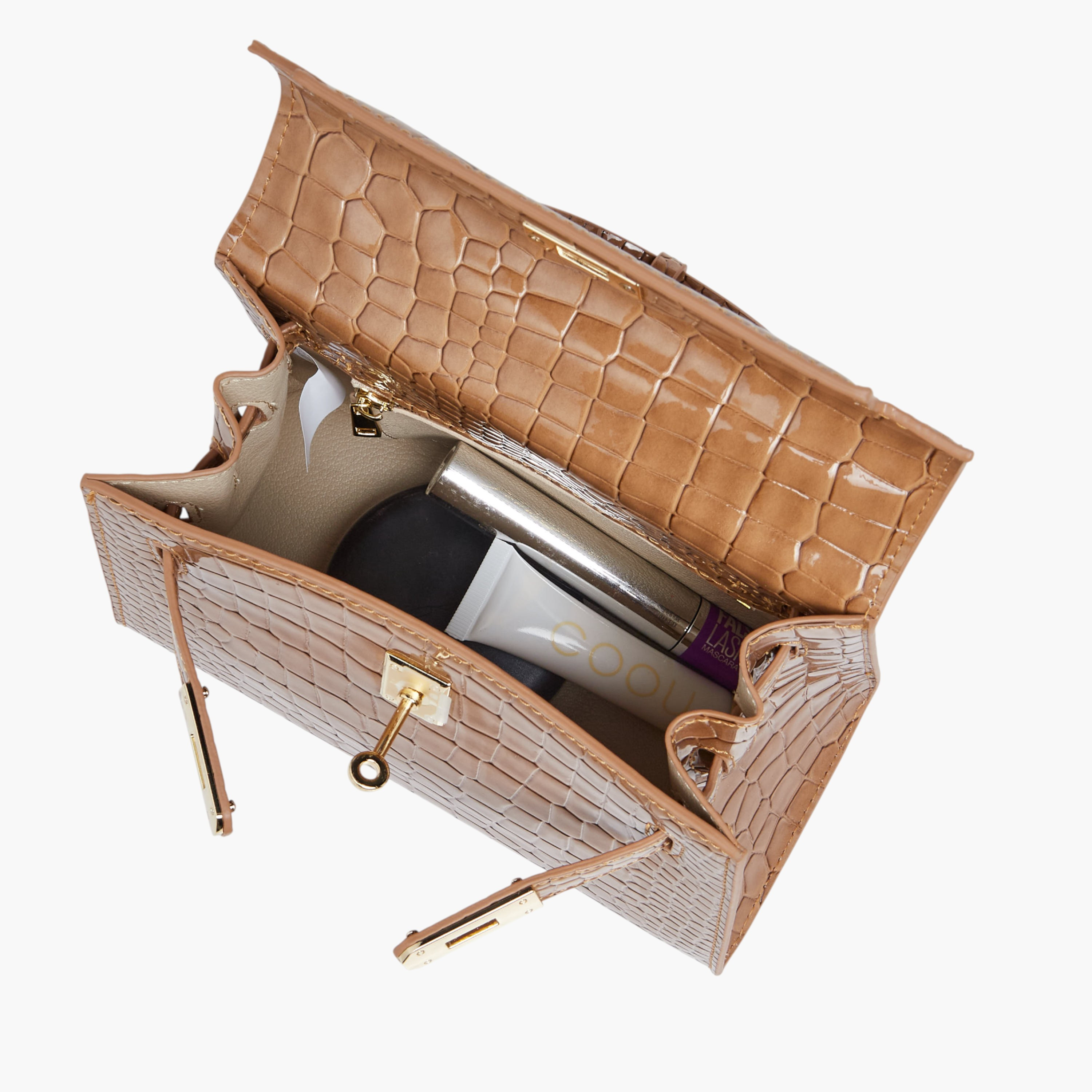 Chrisbella Textured Tote Bag with Detachable Strap-women-bagsandwallets-handbags-image-9