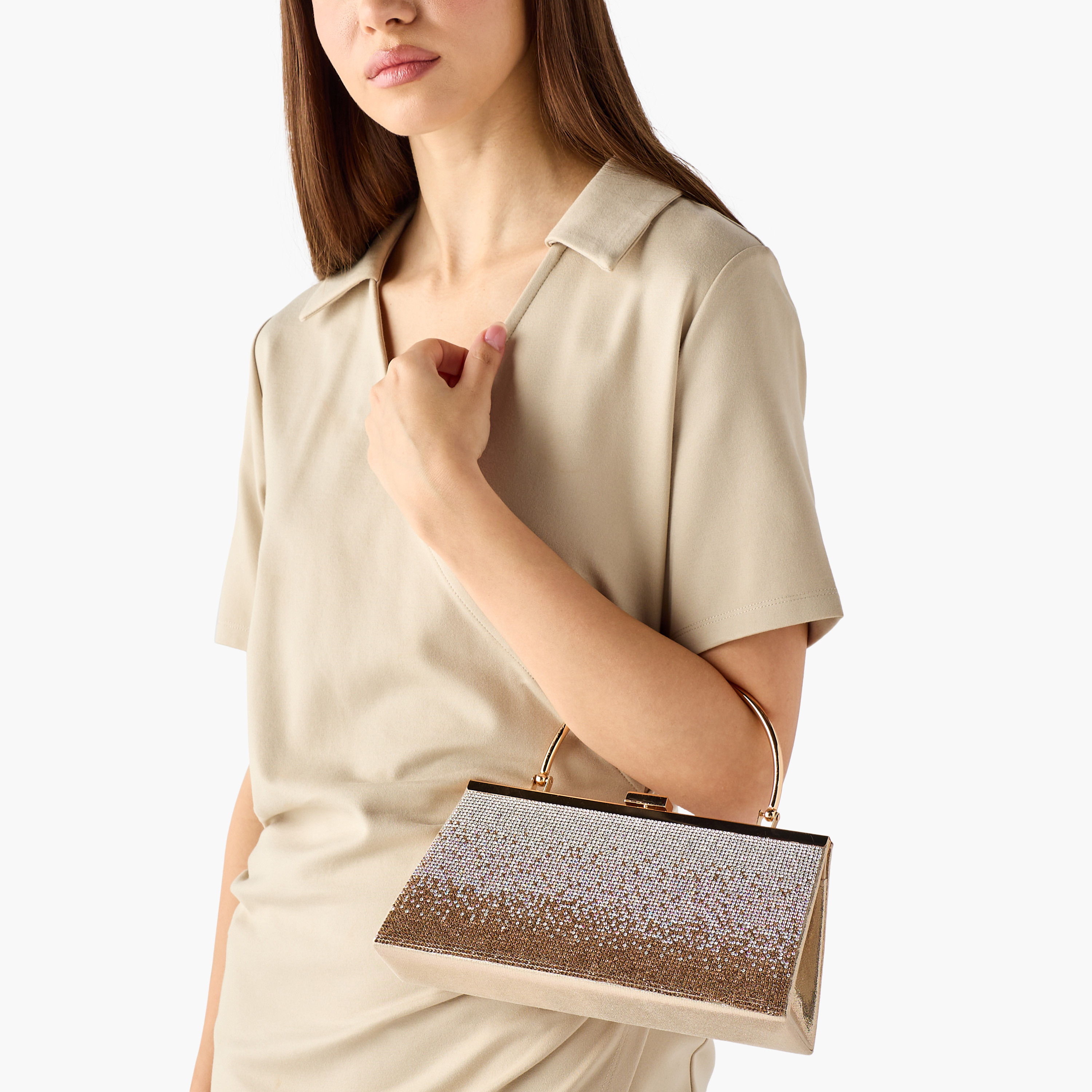 Sasha Embellished Clutch with Chain Strap-women-bagsandwallets-handbags-image-2