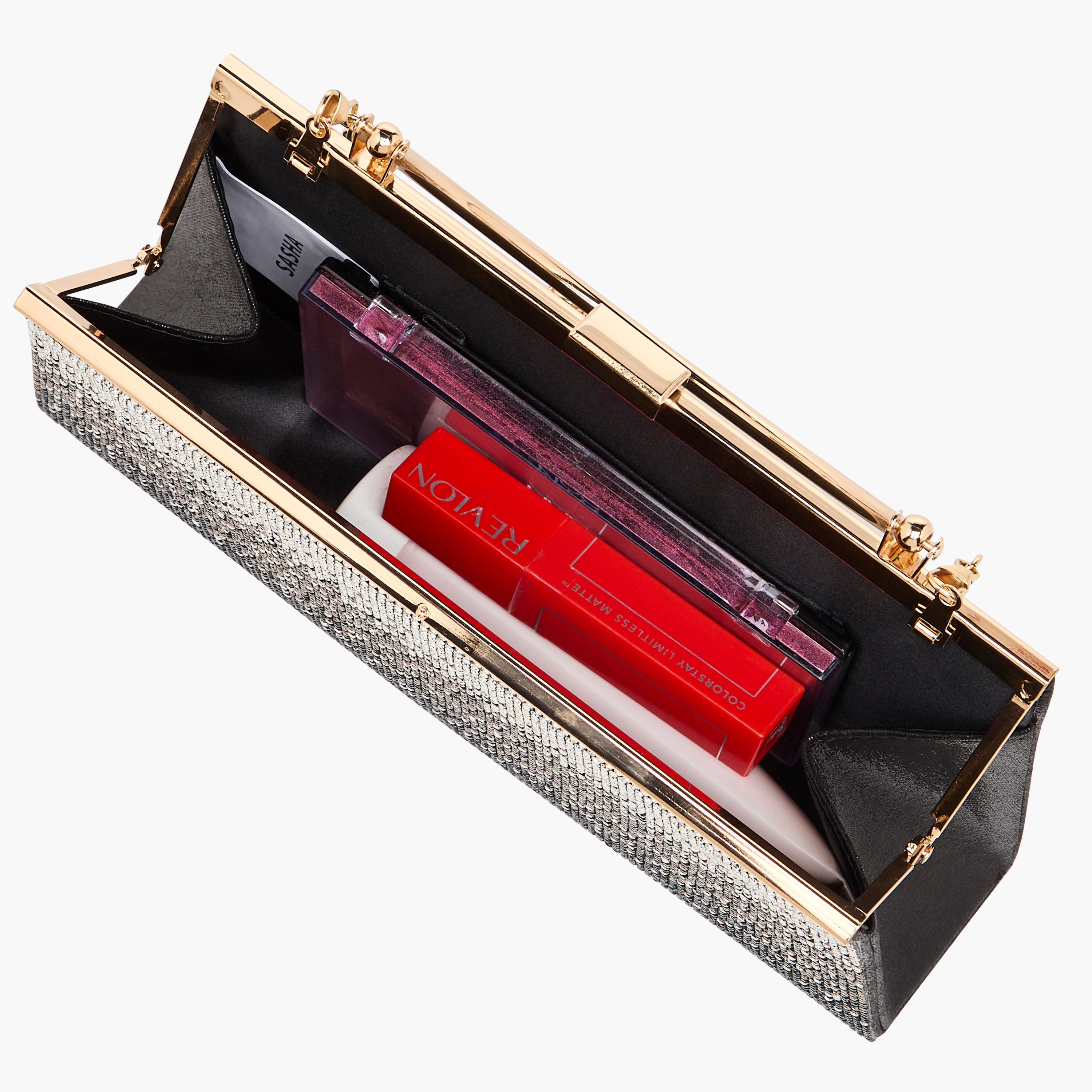 شنطة كلاتش مزينة بحزام سلسلة من ساشا-women-bagsandwallets-handbags-image-8