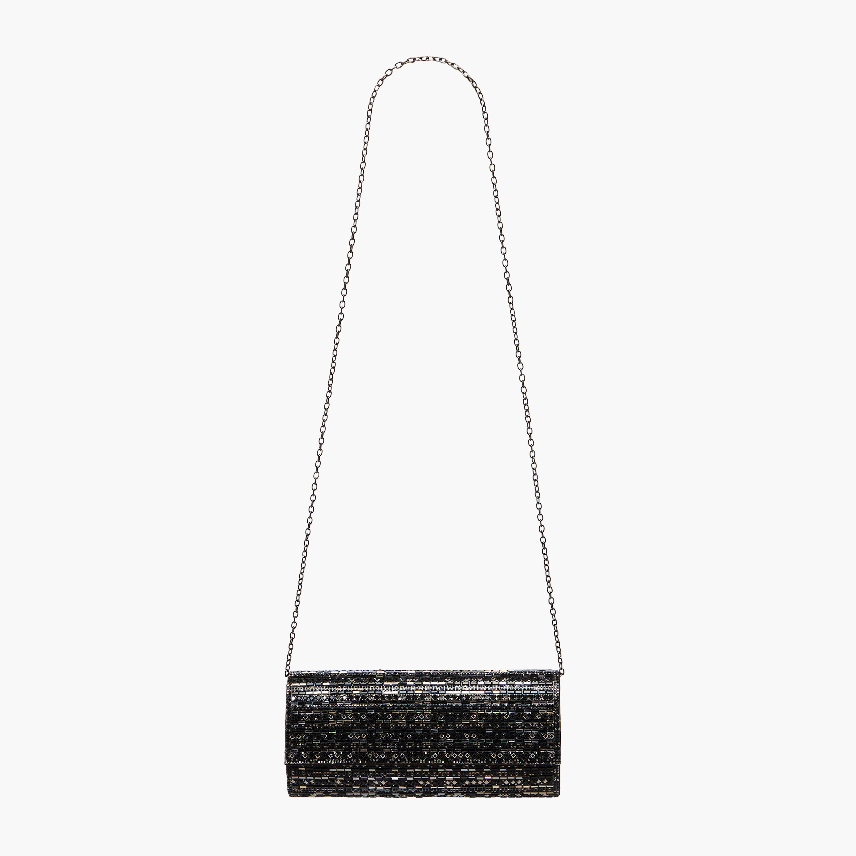 Sasha Embellished Clutch with Detachable Chain Strap-women-bagsandwallets-handbags-image-3