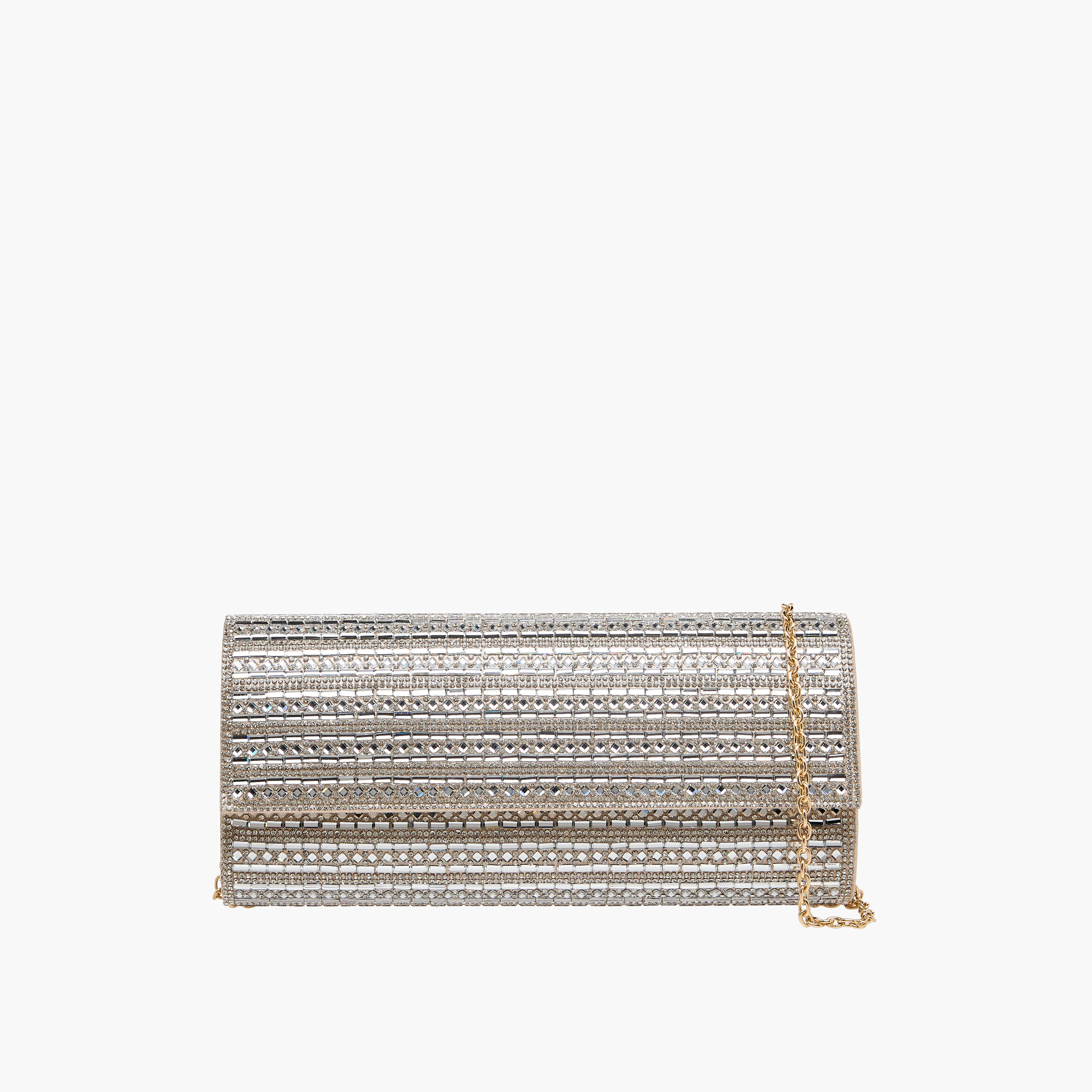 Sasha Embellished Clutch with Detachable Chain Strap-women-bagsandwallets-handbags-image-1