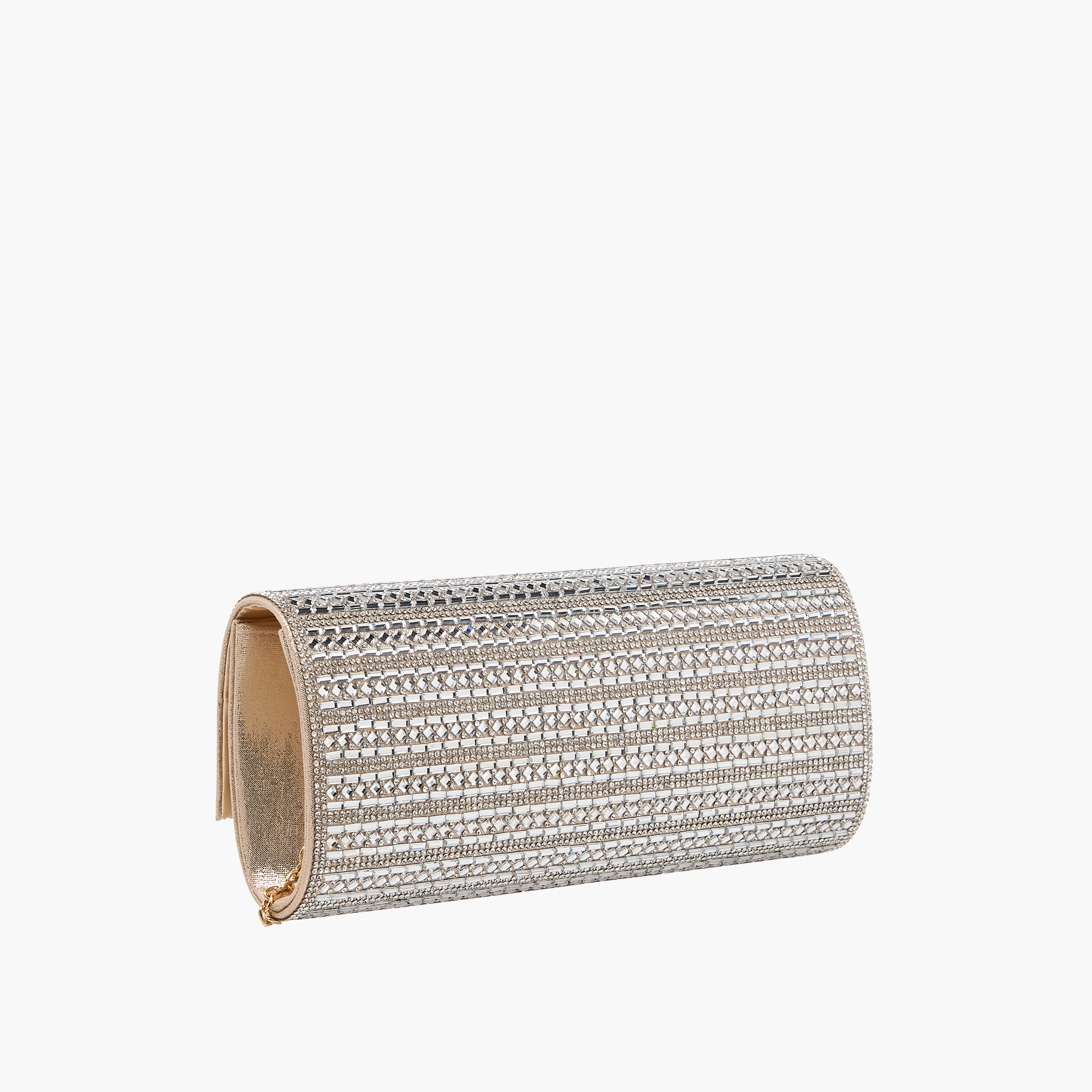 Sasha Embellished Clutch with Detachable Chain Strap-women-bagsandwallets-handbags-image-4