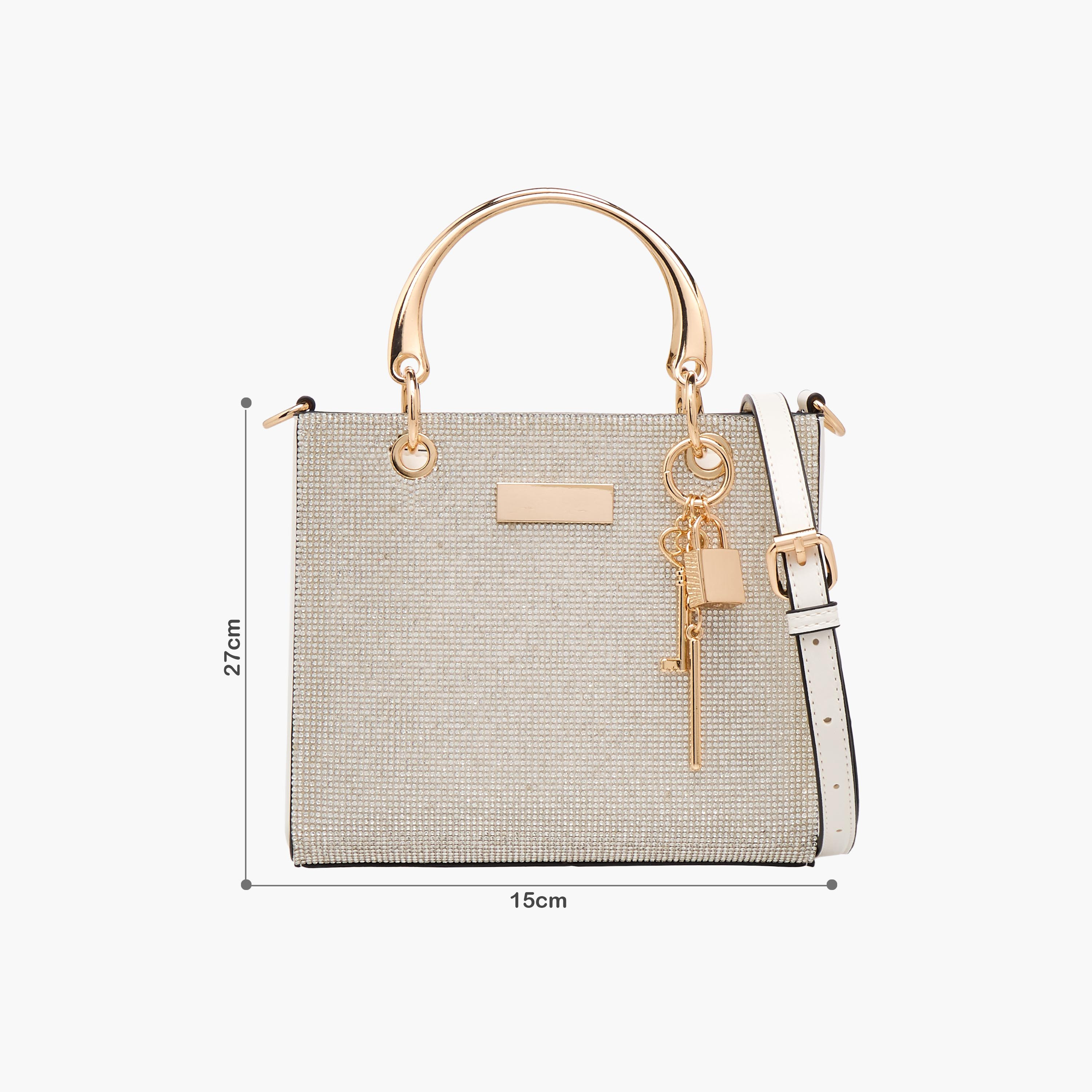 Sasha Tia Embellished Satchel Bag with Bag Charms-women-bagsandwallets-handbags-image-3