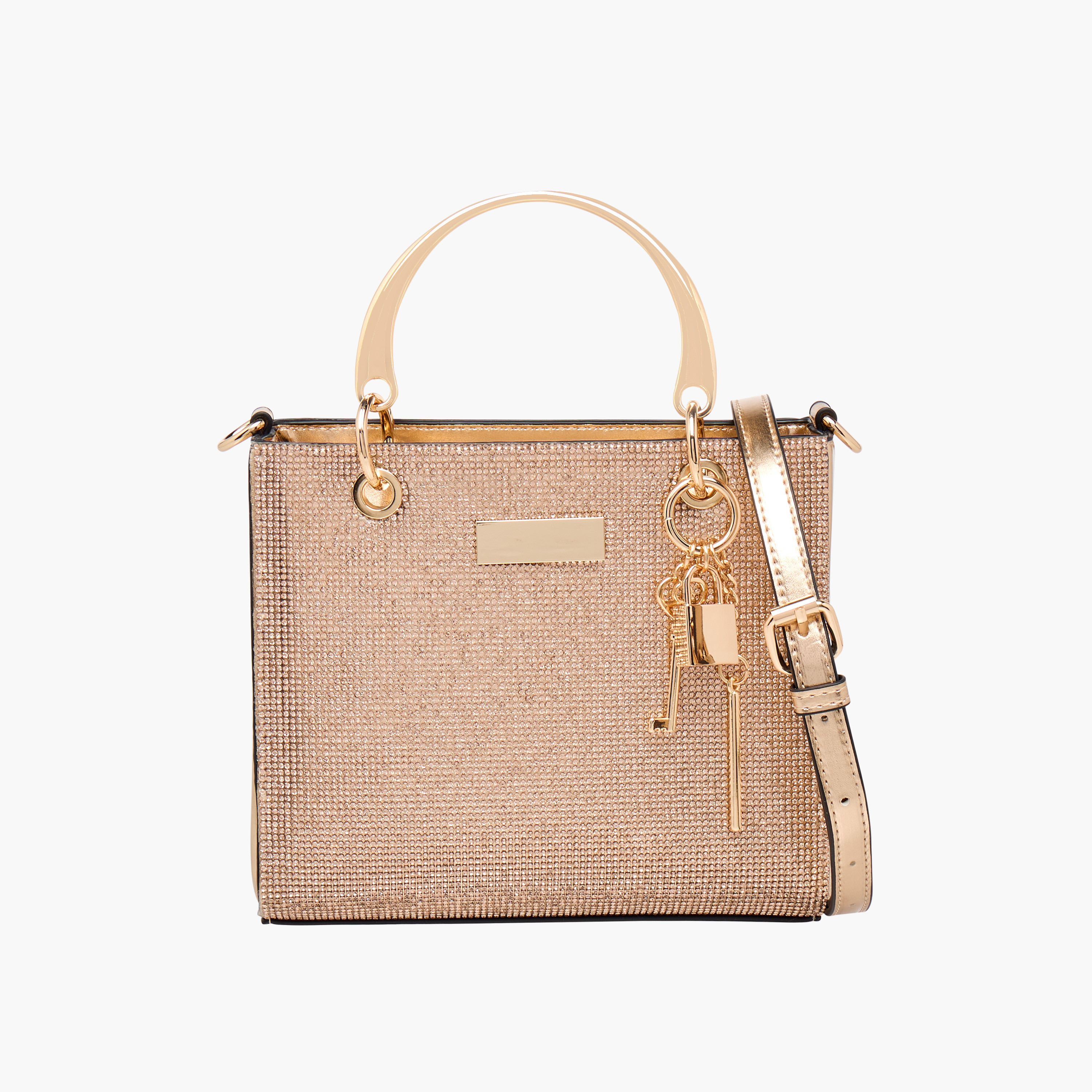 Sasha Tia Embellished Satchel Bag with Bag Charms-women-bagsandwallets-handbags-image-1