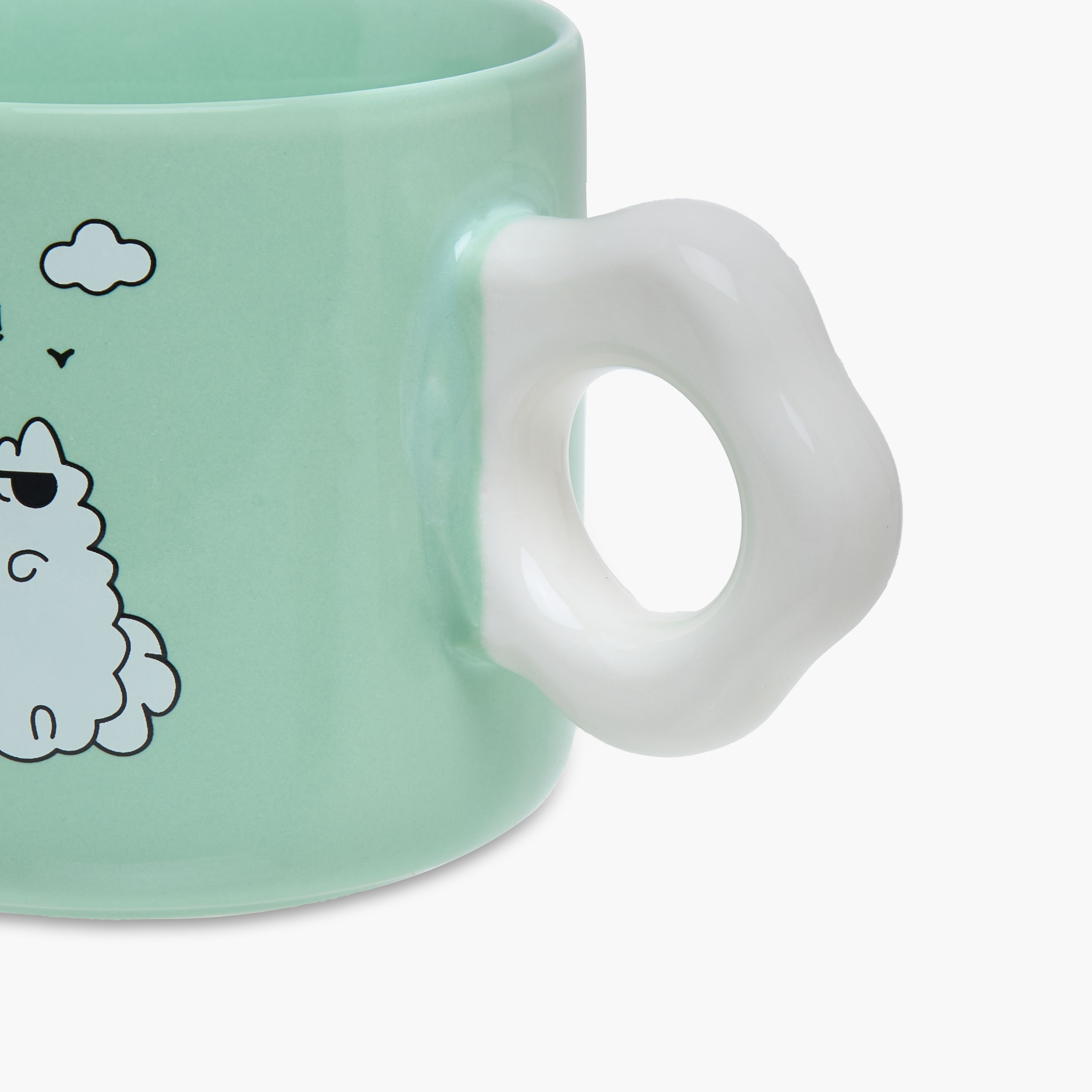 Cat Graphic Print Bone China Mug with Curvy Handle - 320 ml-household-dining-teaandcoffee-mugsandcups-image-3
