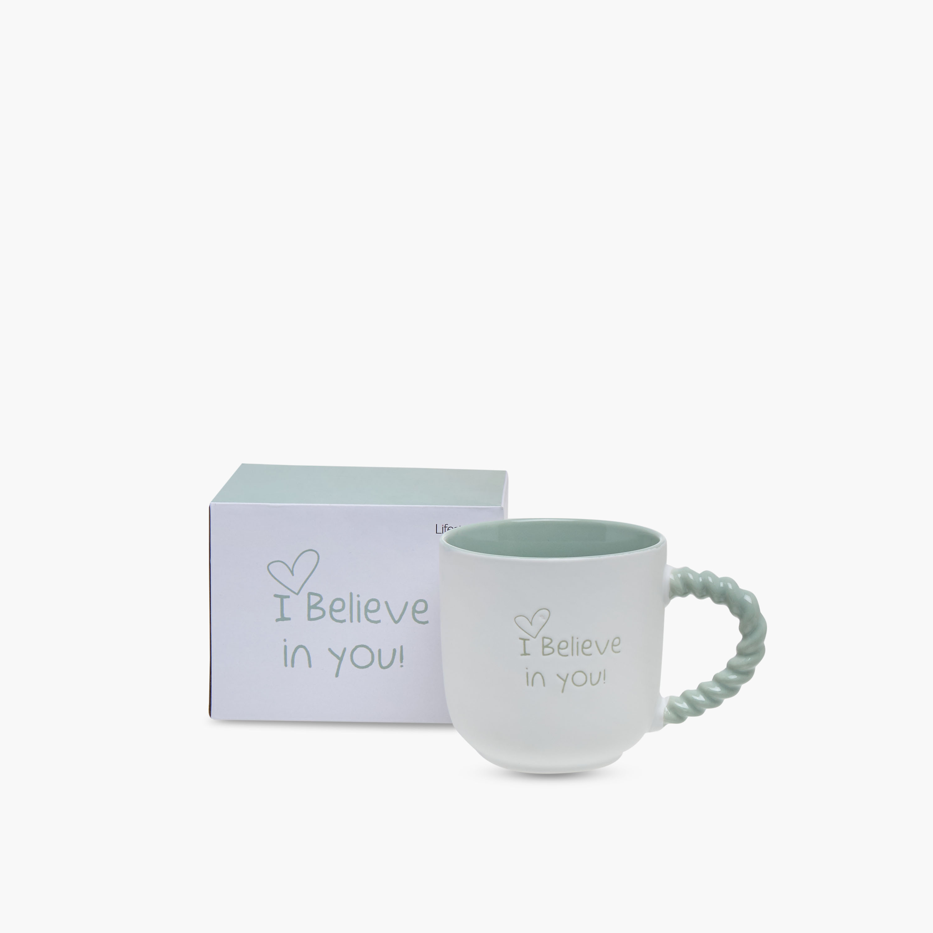 مج خزف صيني بطبعات شعار ومقبض ملتوي - 510 مل-household-dining-teaandcoffee-mugsandcups-image-1