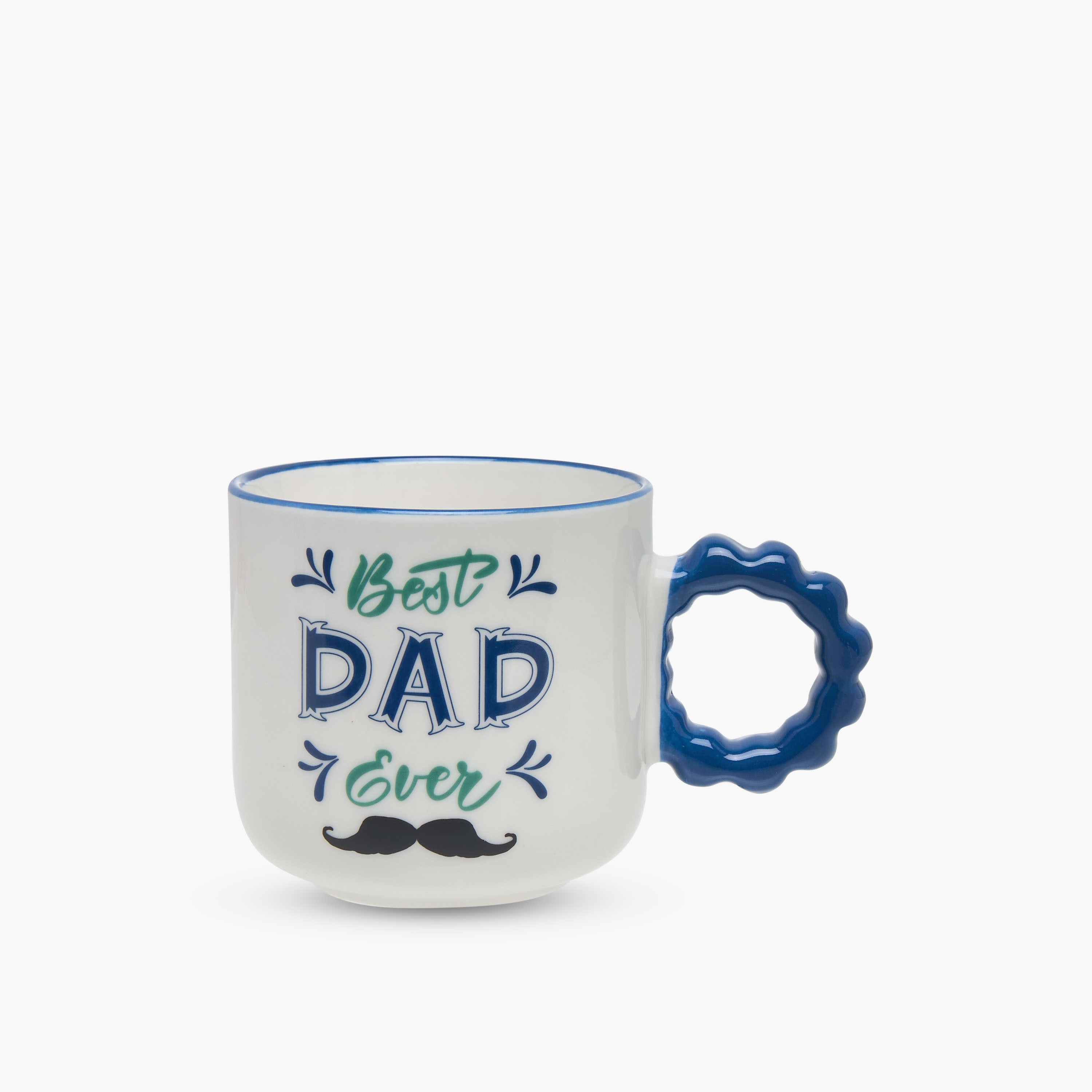 Slogan Print Bone China Mug with Twisted Handle - 320 ml-household-dining-teaandcoffee-mugsandcups-image-1