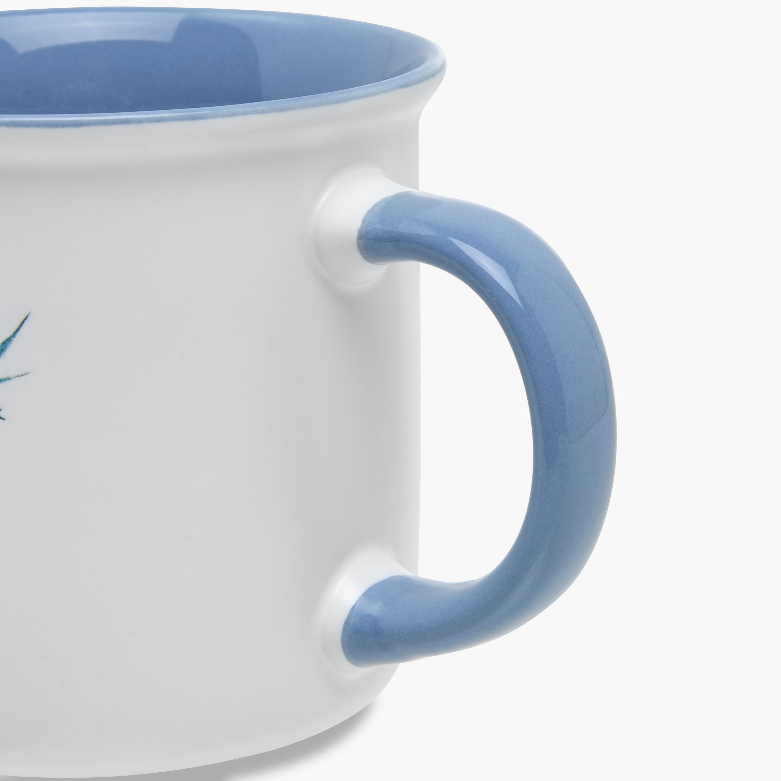 Floral Print Bone China Mug with Initial S - 355 ml-household-dining-teaandcoffee-mugsandcups-image-3