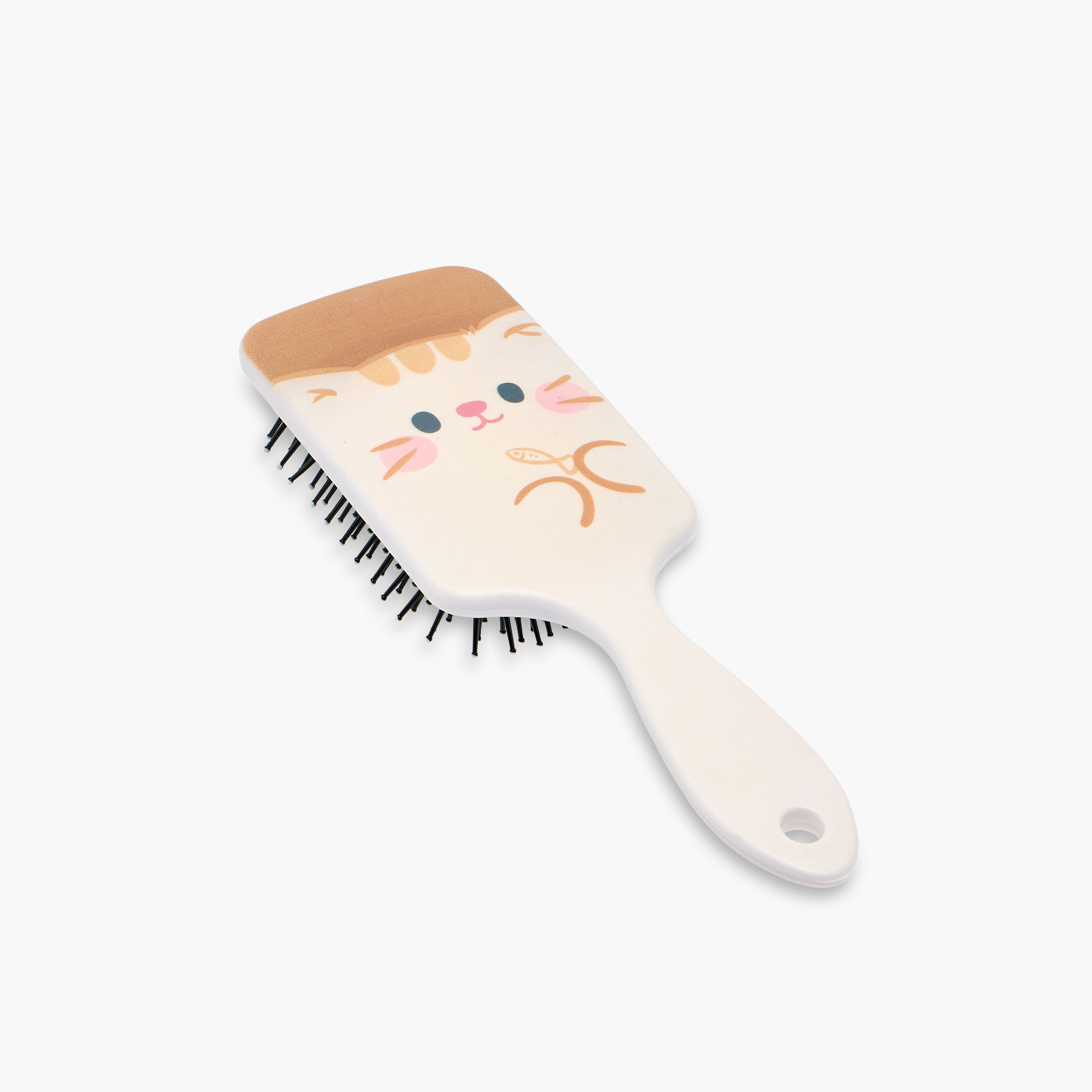 Cat Print Paddle Hairbrush-women-hairaccessories-brushesandcombs-image-4