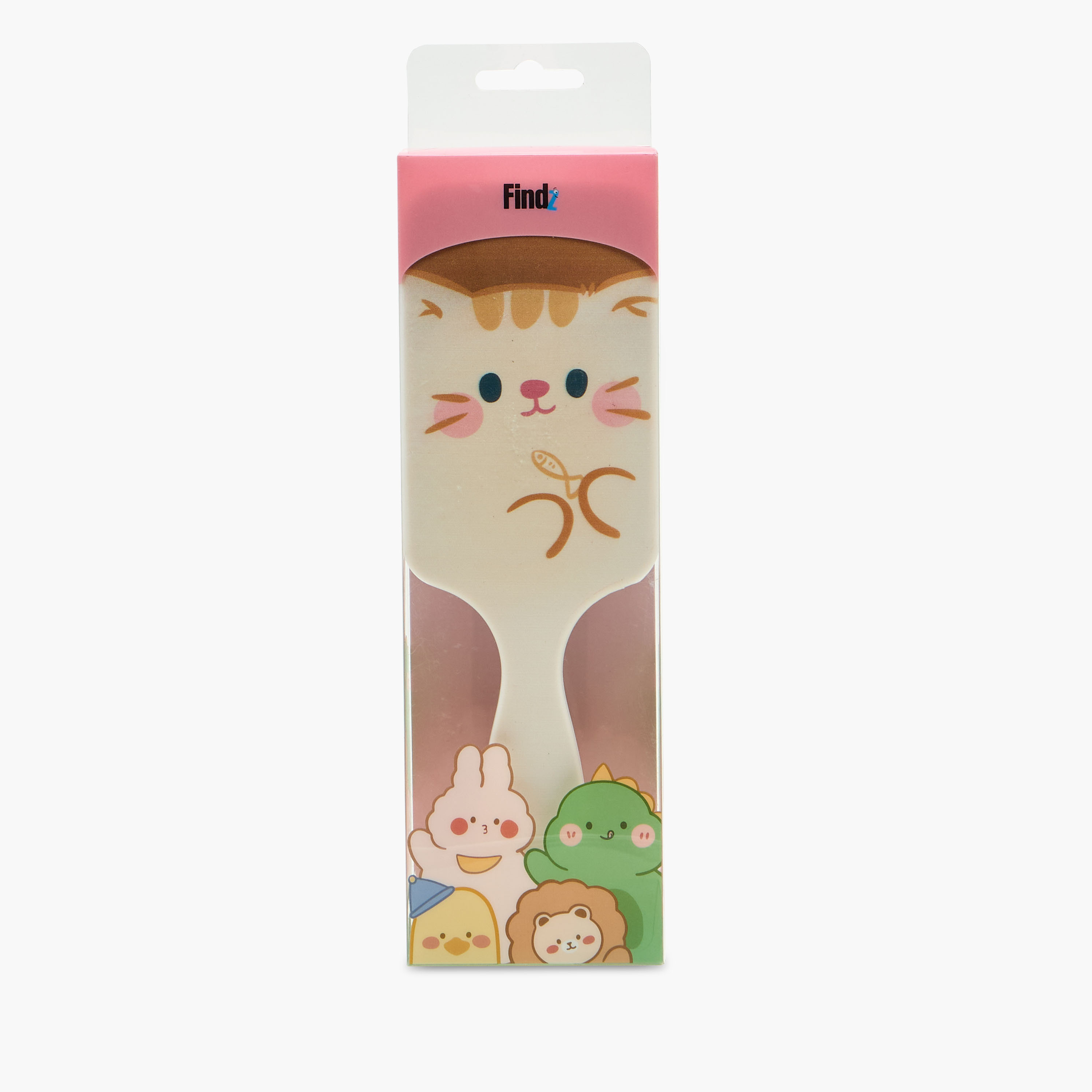 Cat Print Paddle Hairbrush-women-hairaccessories-brushesandcombs-image-6