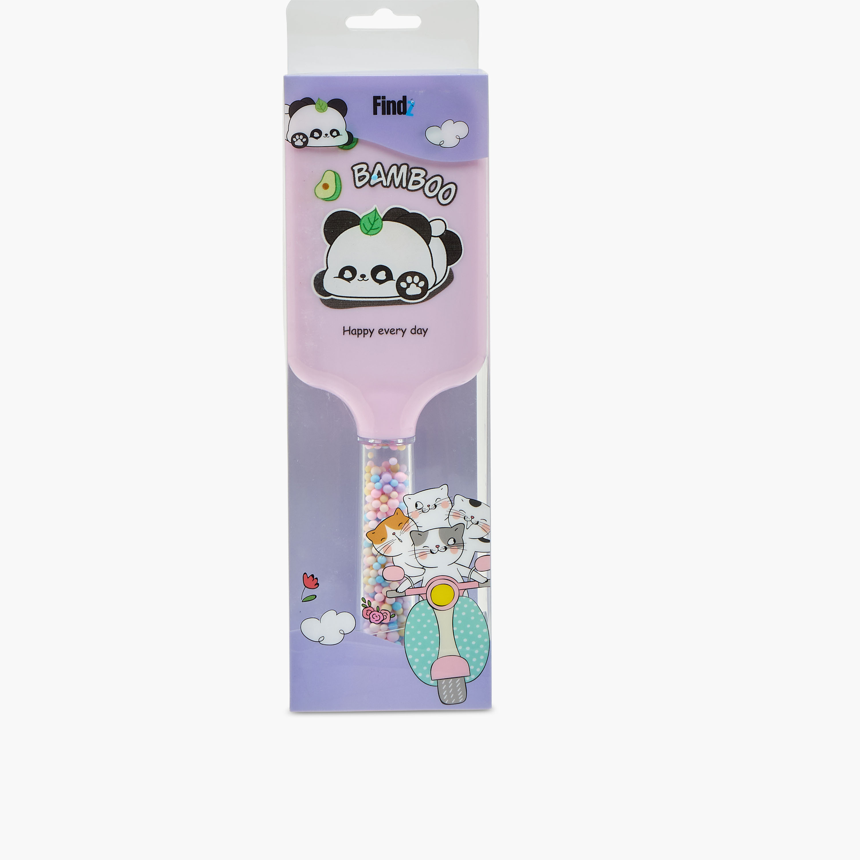 Panda Print Paddle Hairbrush-women-hairaccessories-brushesandcombs-image-7