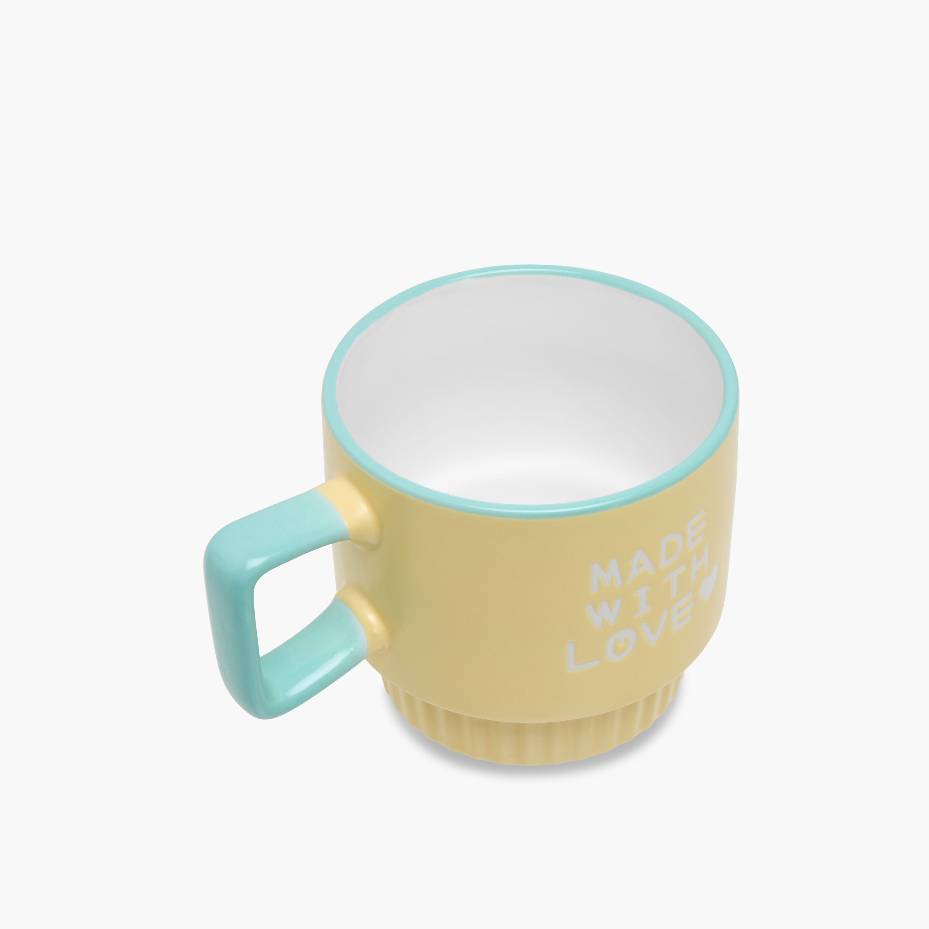 Slogan Print Bone China Mug with Handle-household-dining-teaandcoffee-mugsandcups-image-2