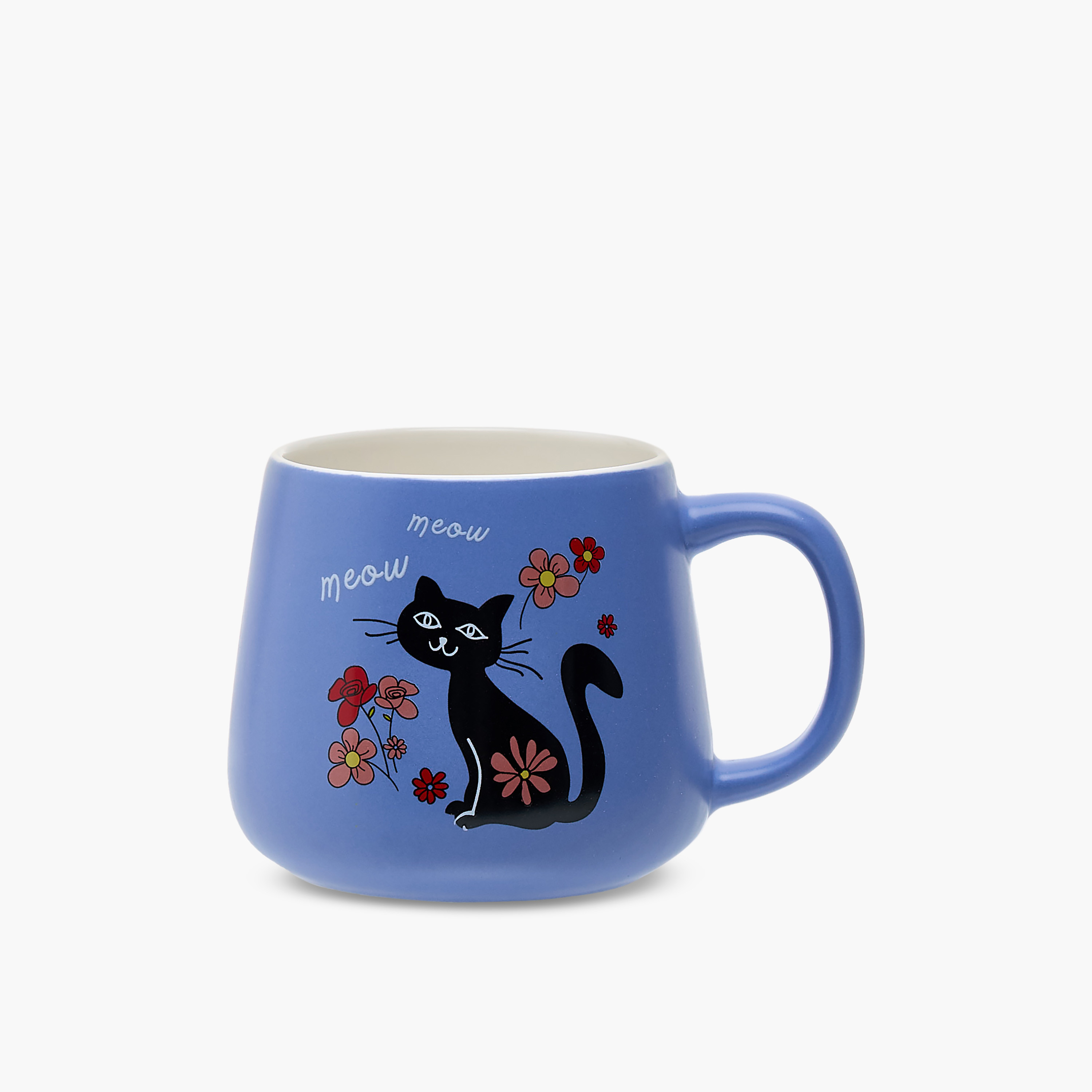 Cat Print Bone China Mug with Handle-household-dining-teaandcoffee-mugsandcups-image-1