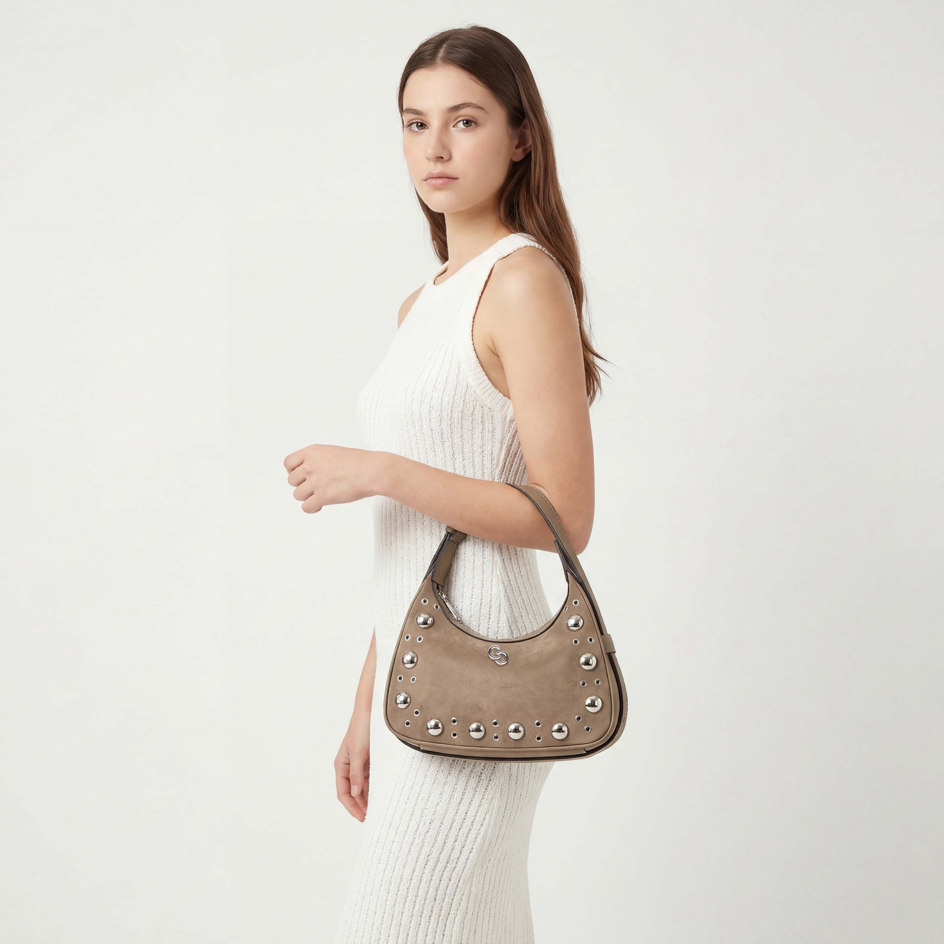 شنطة كتف مرصعة بسحاب إغلاق من سيليست-women-bagsandwallets-handbags-image-2