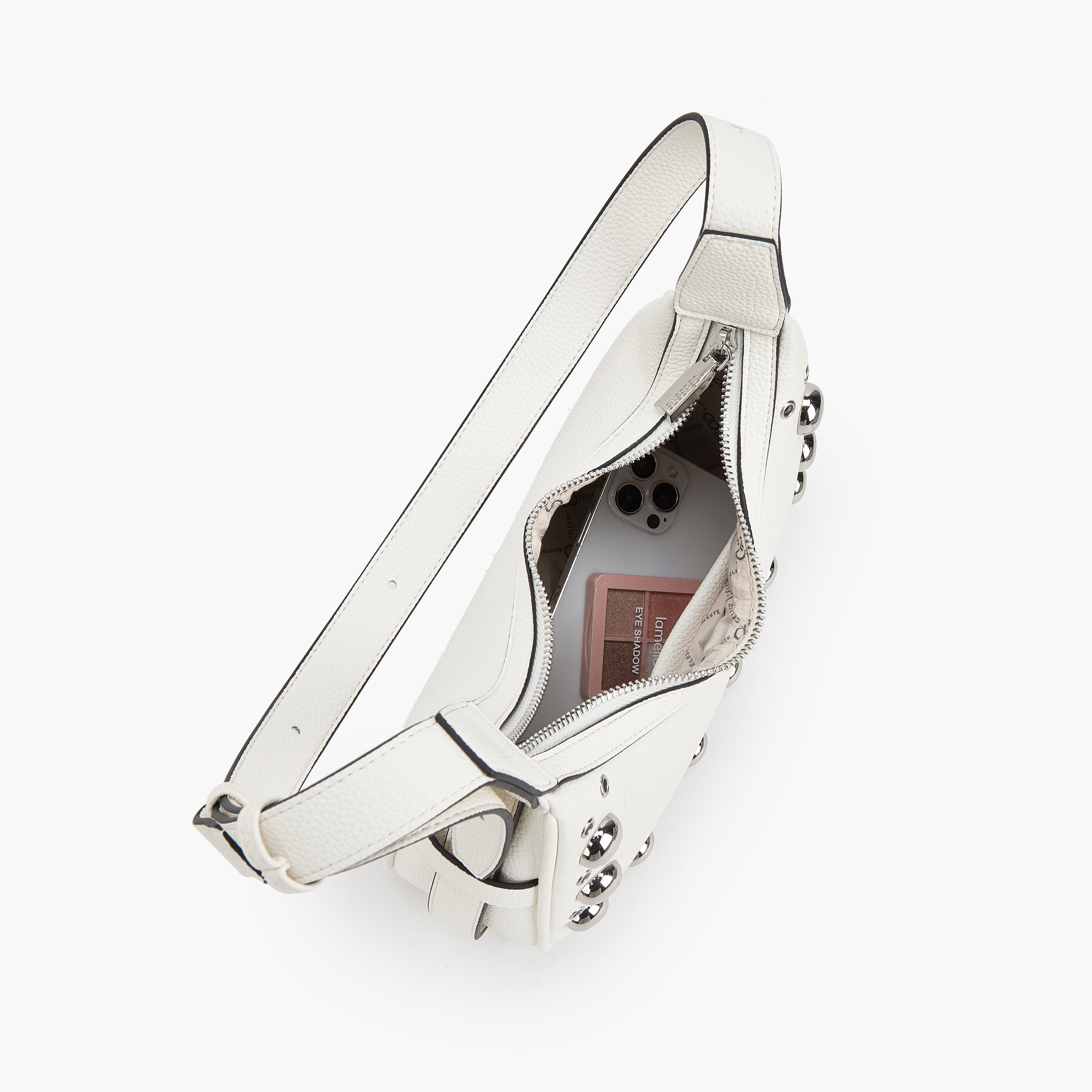 شنطة كتف مرصعة بسحاب إغلاق من سيليست-women-bagsandwallets-handbags-image-8