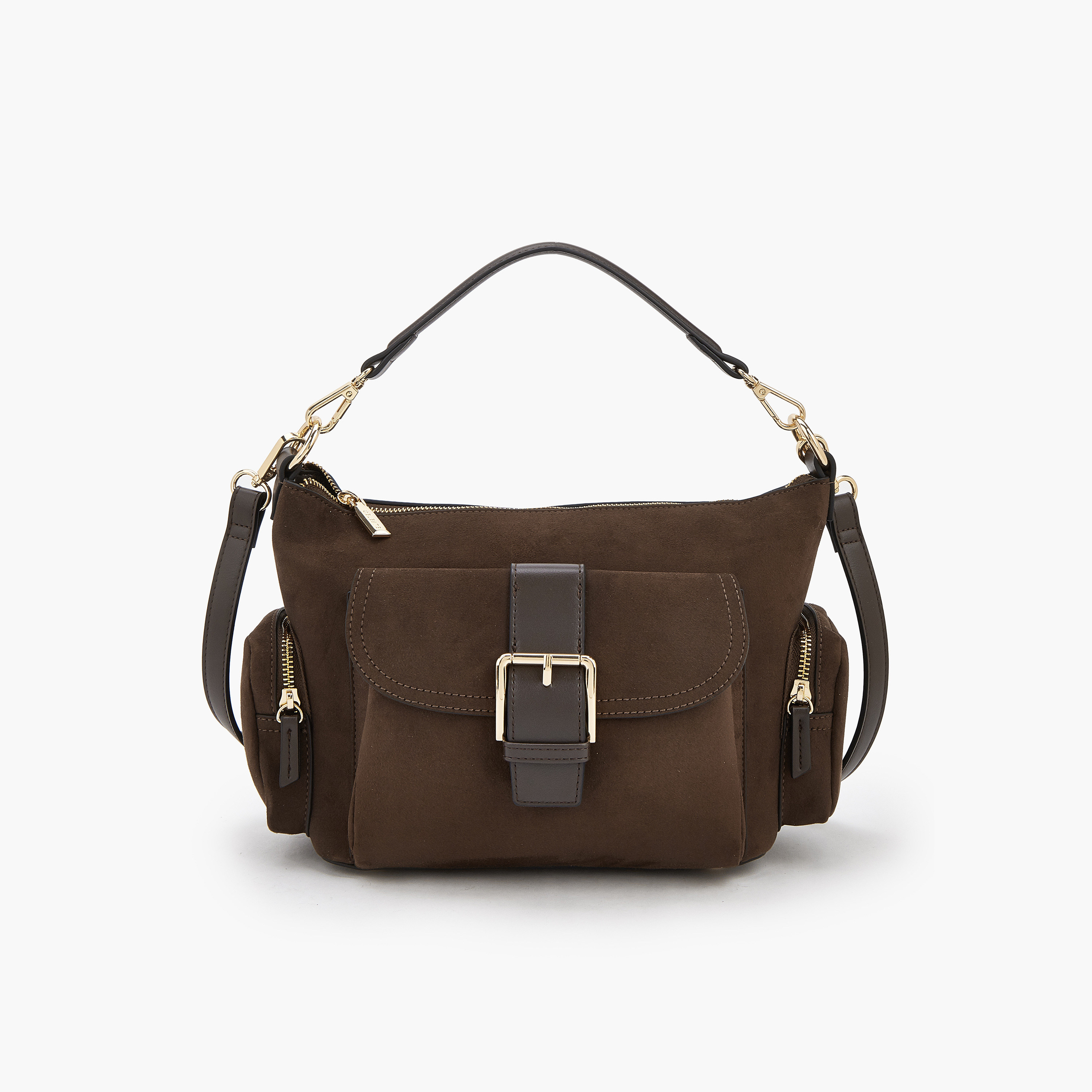 شنطة كتف شمواه بتفاصيل إبزيم من سيليست-women-bagsandwallets-handbags-image-1