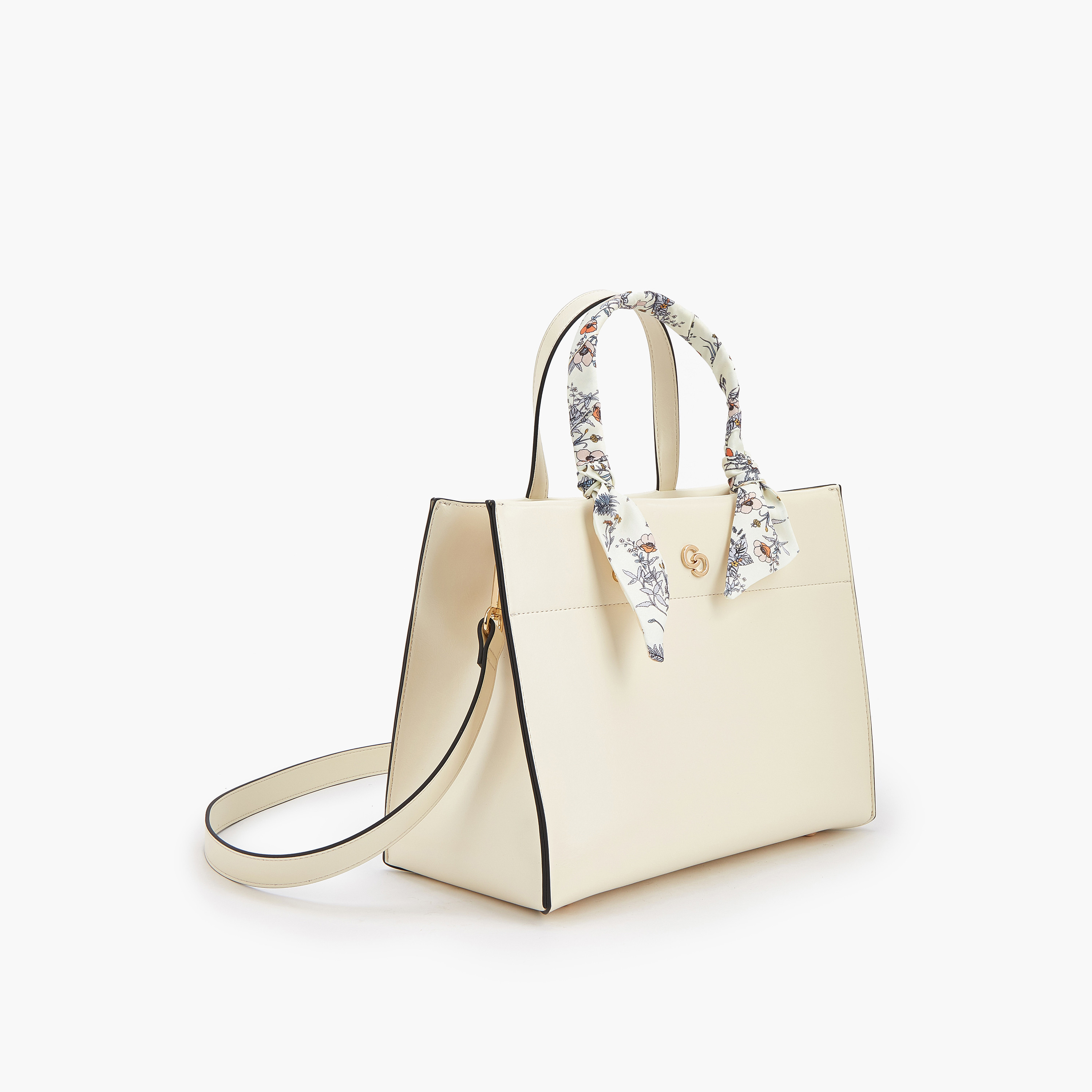 Celeste Scarf Accent Tote Bag with Double Handles-women-bagsandwallets-handbags-image-4
