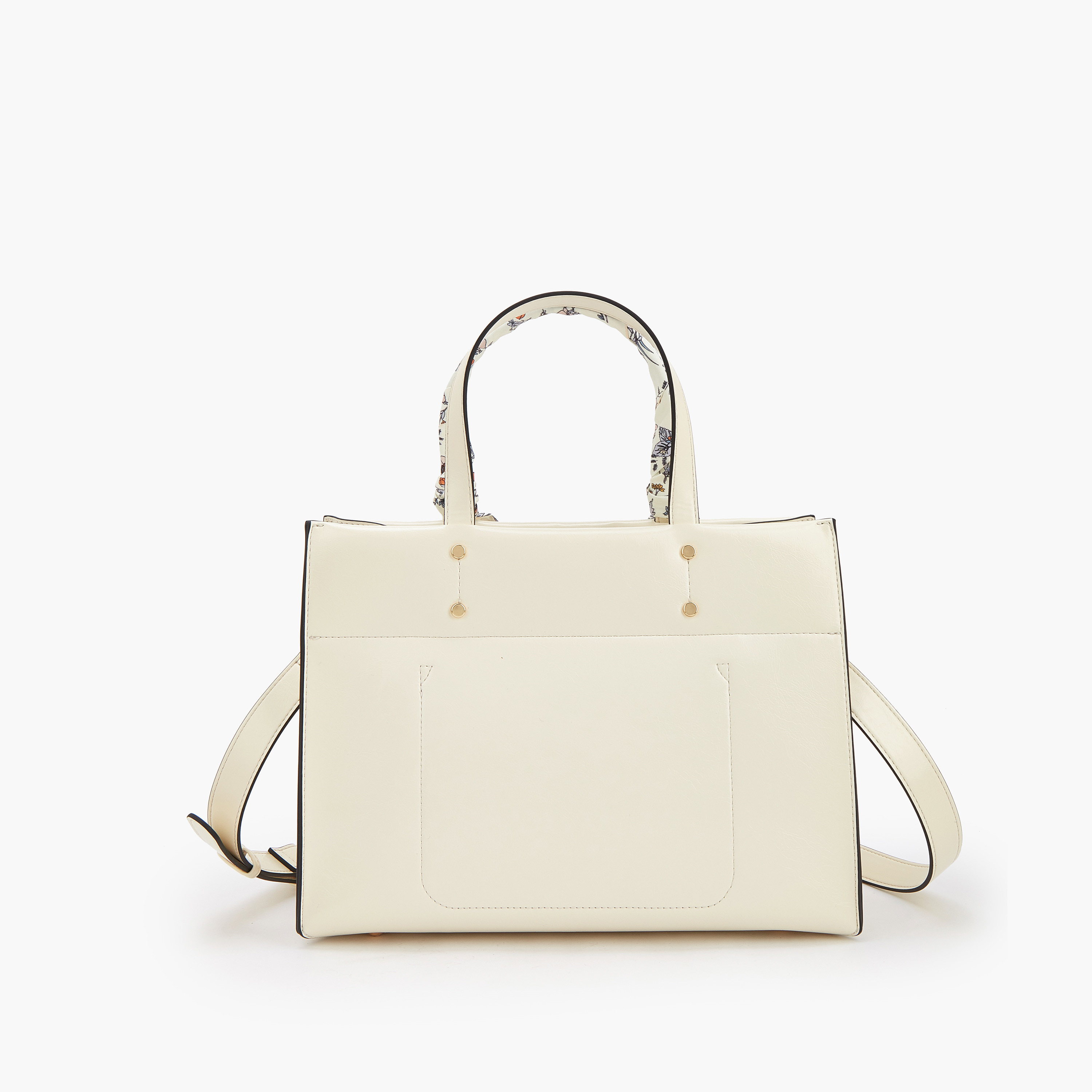 Celeste Scarf Accent Tote Bag with Double Handles-women-bagsandwallets-handbags-image-5
