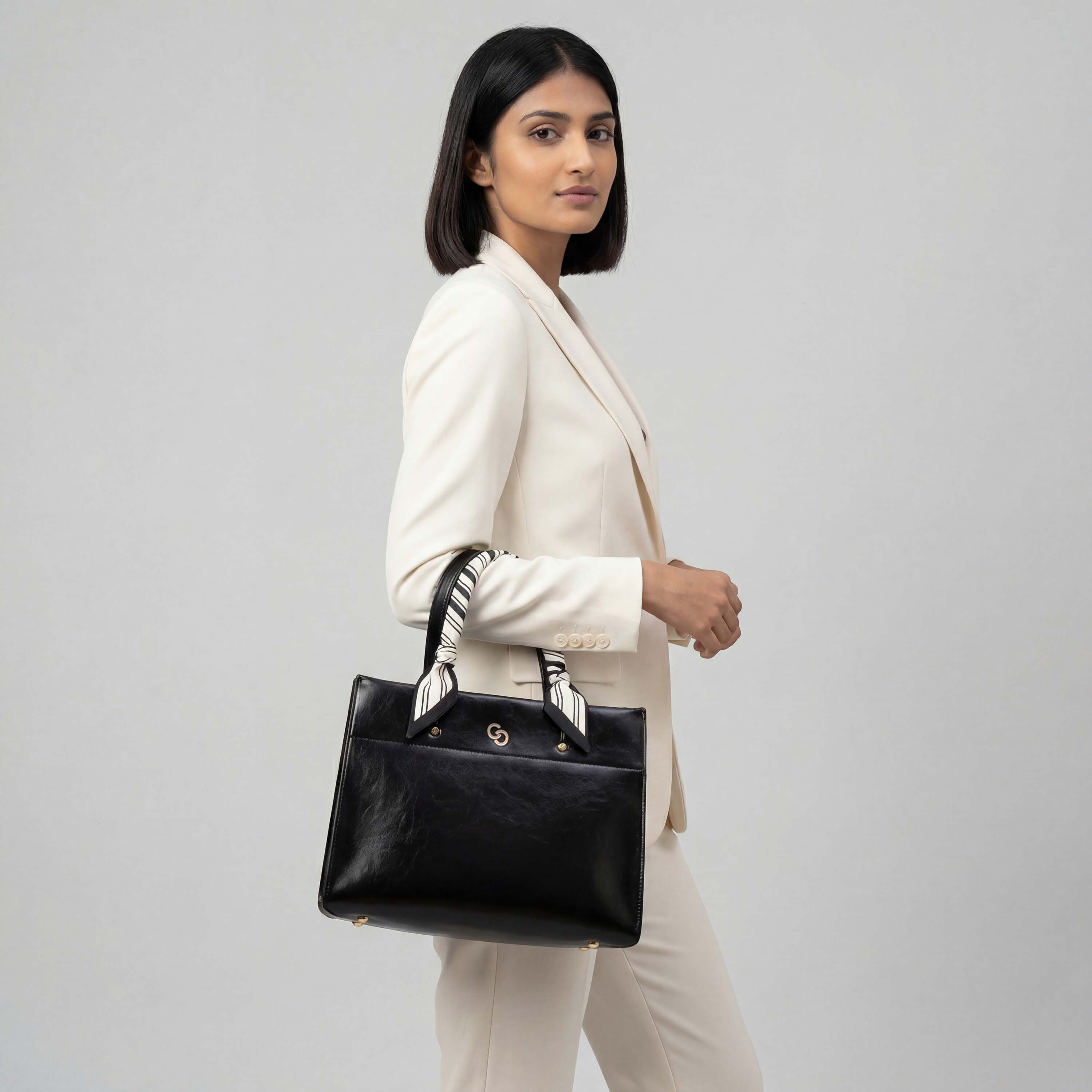 Celeste Scarf Accent Tote Bag with Double Handles-women-bagsandwallets-handbags-image-2