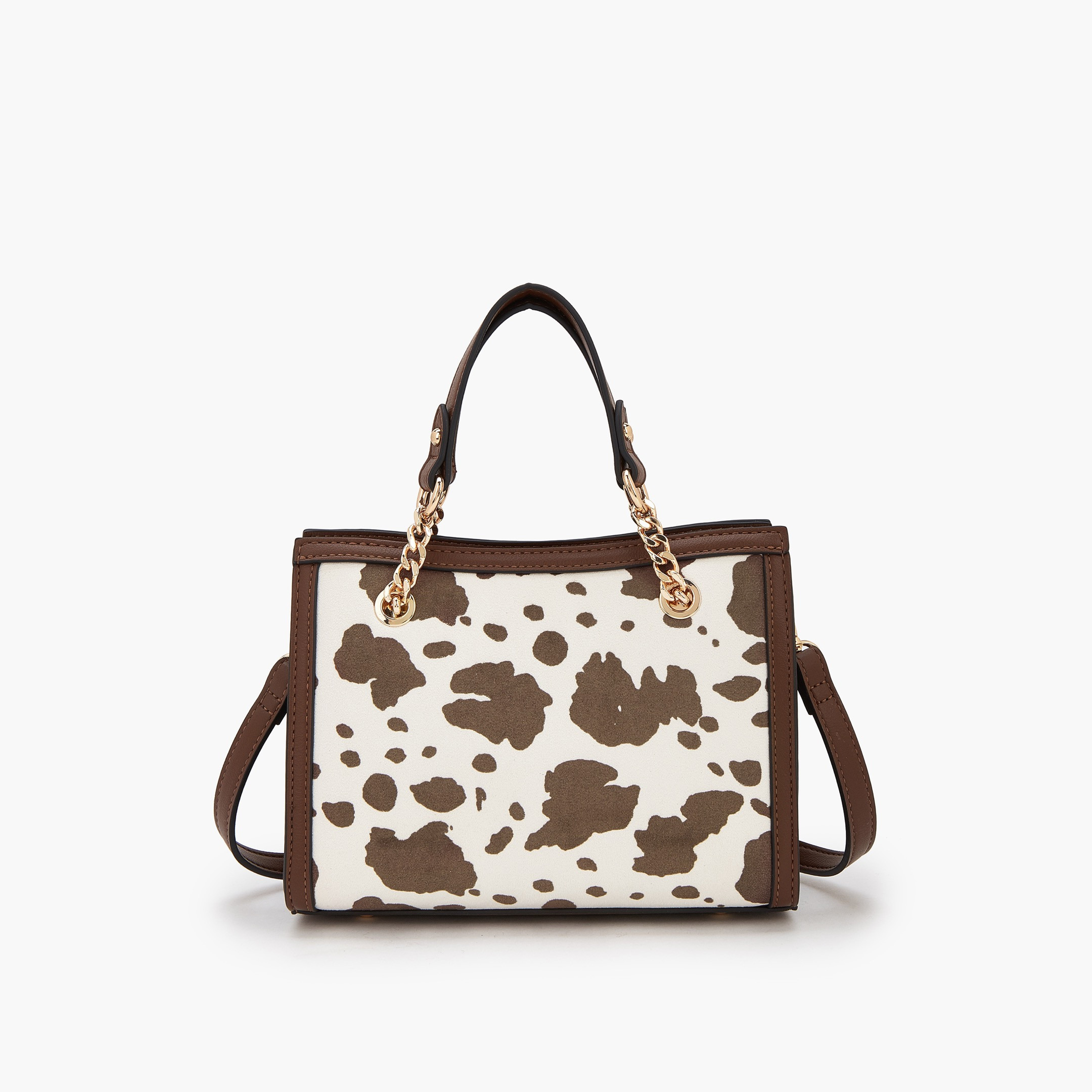 شنطة توتي بمقابض سلسلة وطبعات حيوانات من سيليست-women-bagsandwallets-handbags-image-5