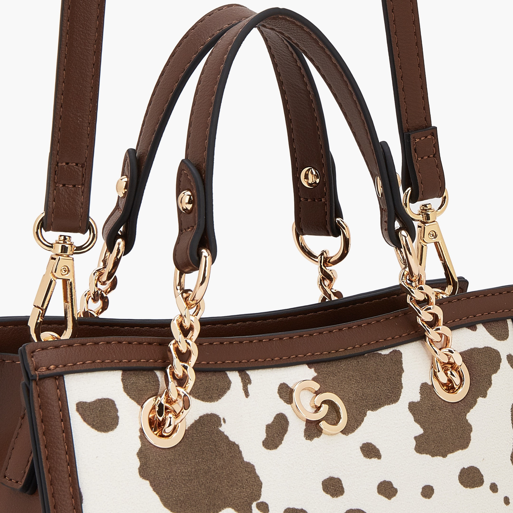 شنطة توتي بمقابض سلسلة وطبعات حيوانات من سيليست-women-bagsandwallets-handbags-image-6