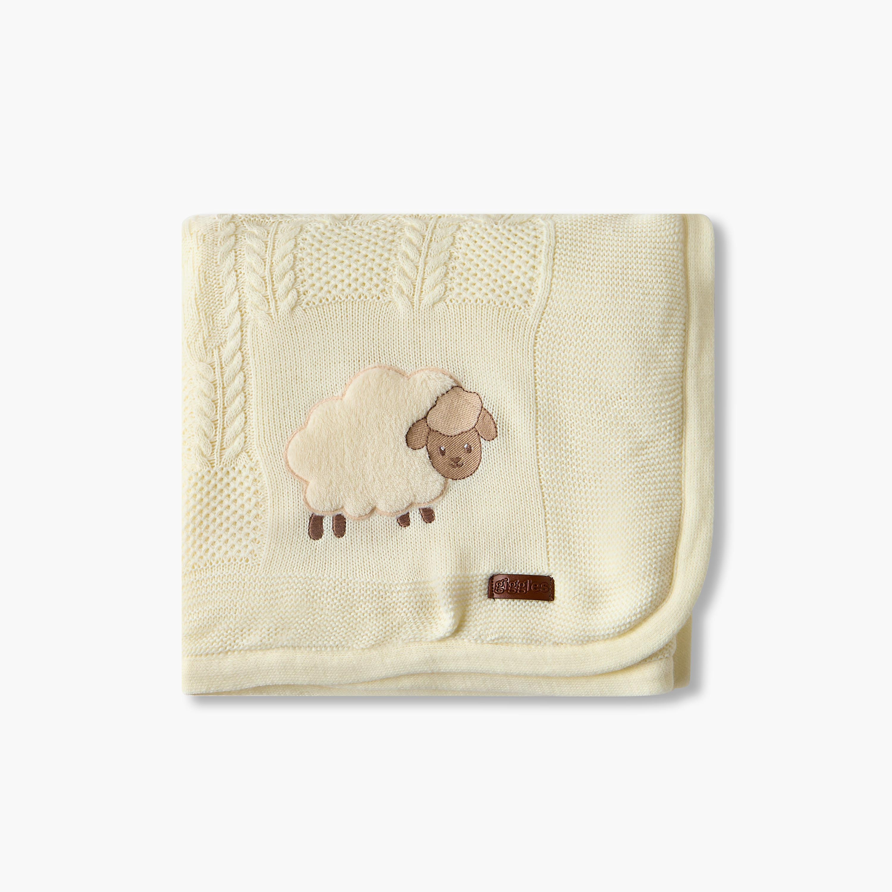 Giggles Receiving Blanket with Sheep Applique-baby-nursery-blanketsandswaddles-blanketsandquilts-image-3