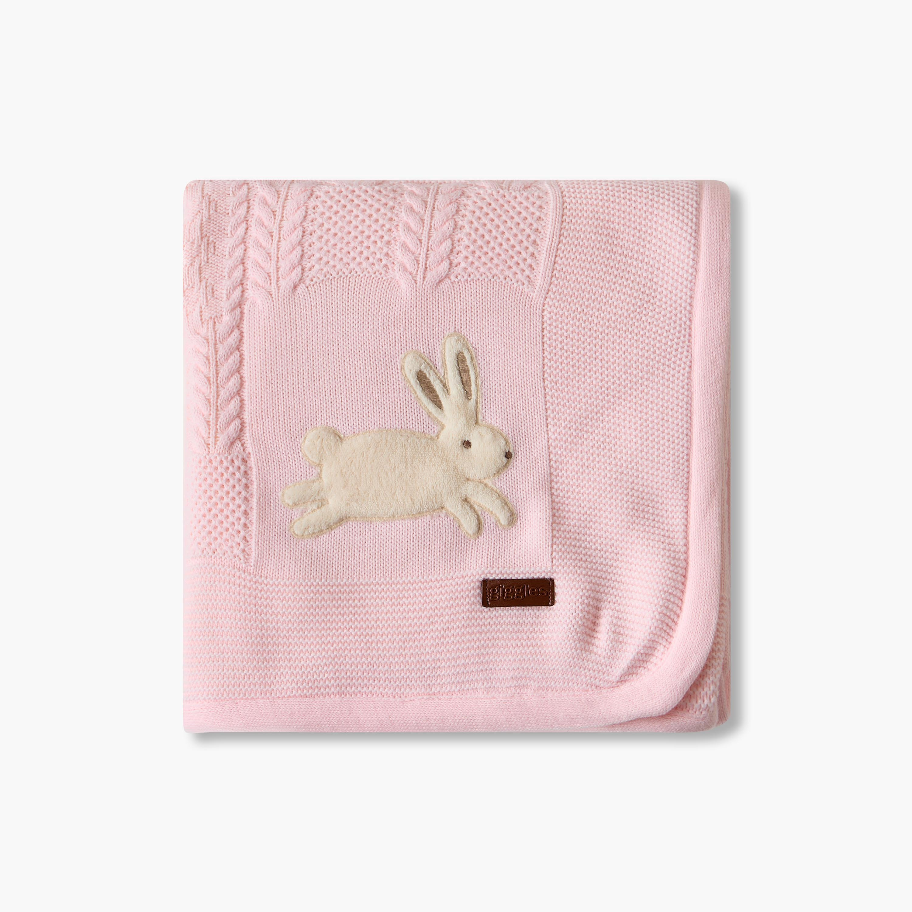 Giggles Receiving Blanket with Bunny Applique-baby-nursery-blanketsandswaddles-blanketsandquilts-image-3
