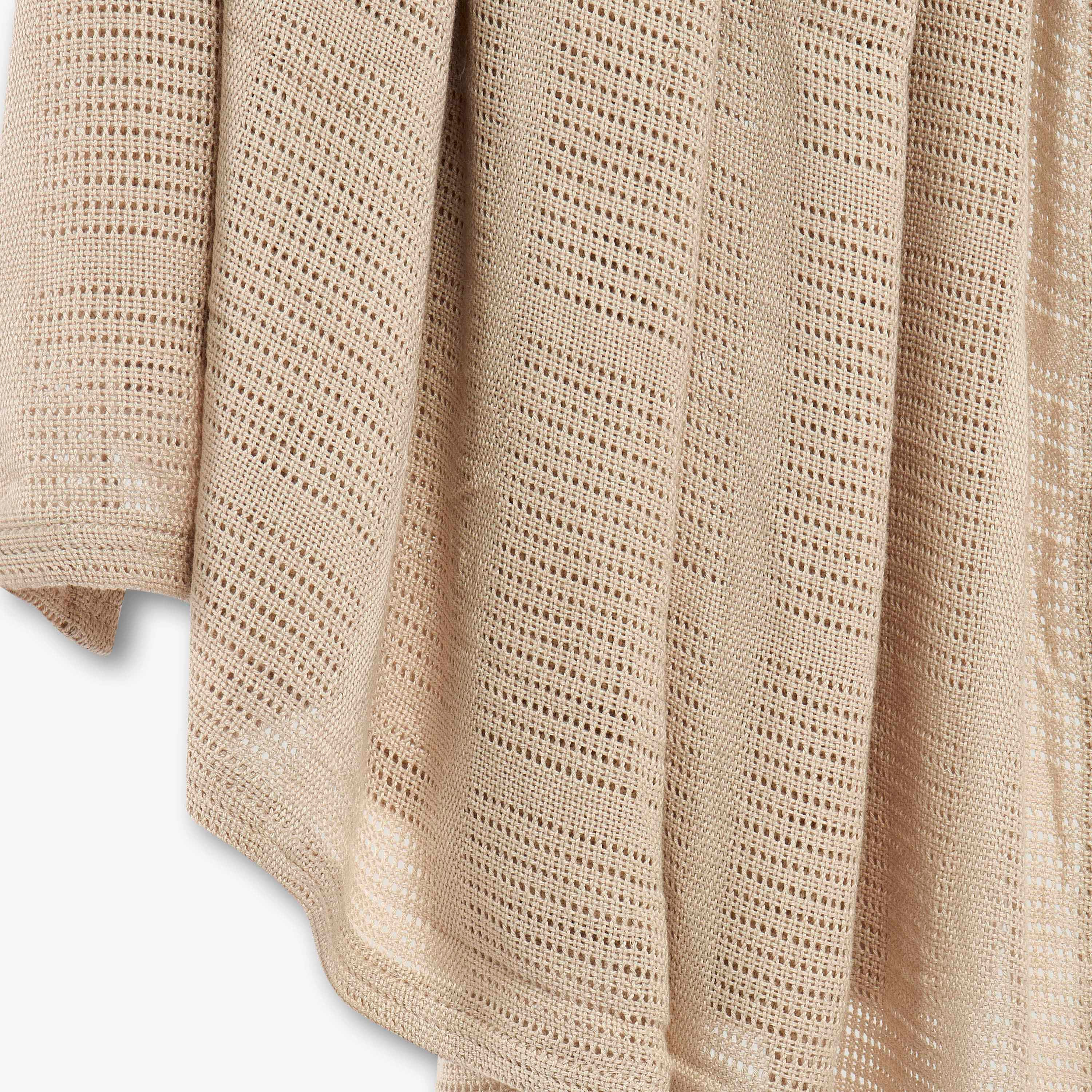 بطانية حديثي الولادة بنمط وافل بارز الملمس من جونيورز - 120×150 سم-baby-nursery-blanketsandswaddles-receivingblankets-image-3