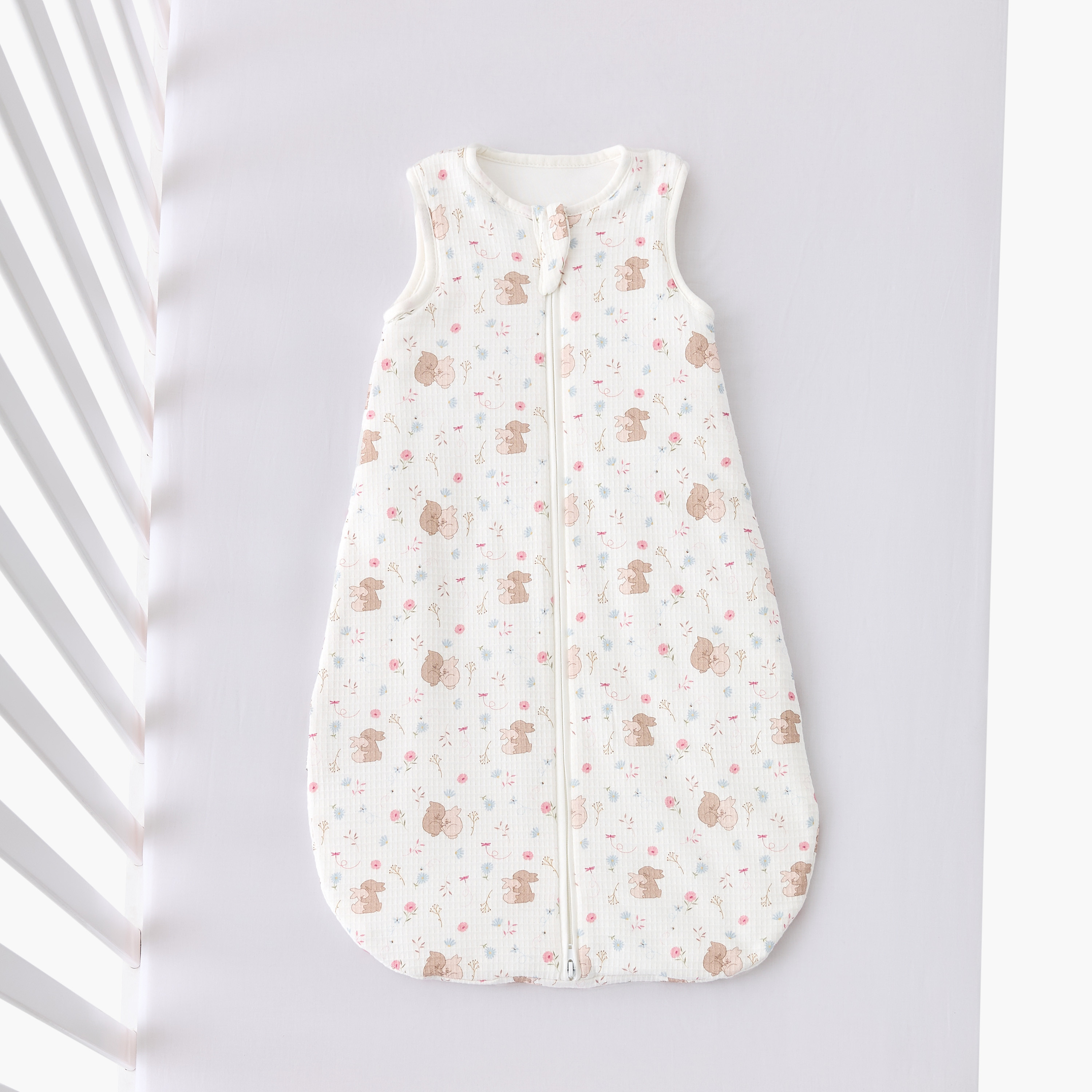 Juniors Baby Sleeping Bag with Animal Wonderland Print, 0-6 months-baby-nursery-blanketsandswaddles-swaddlesandsleepingbags-image-1