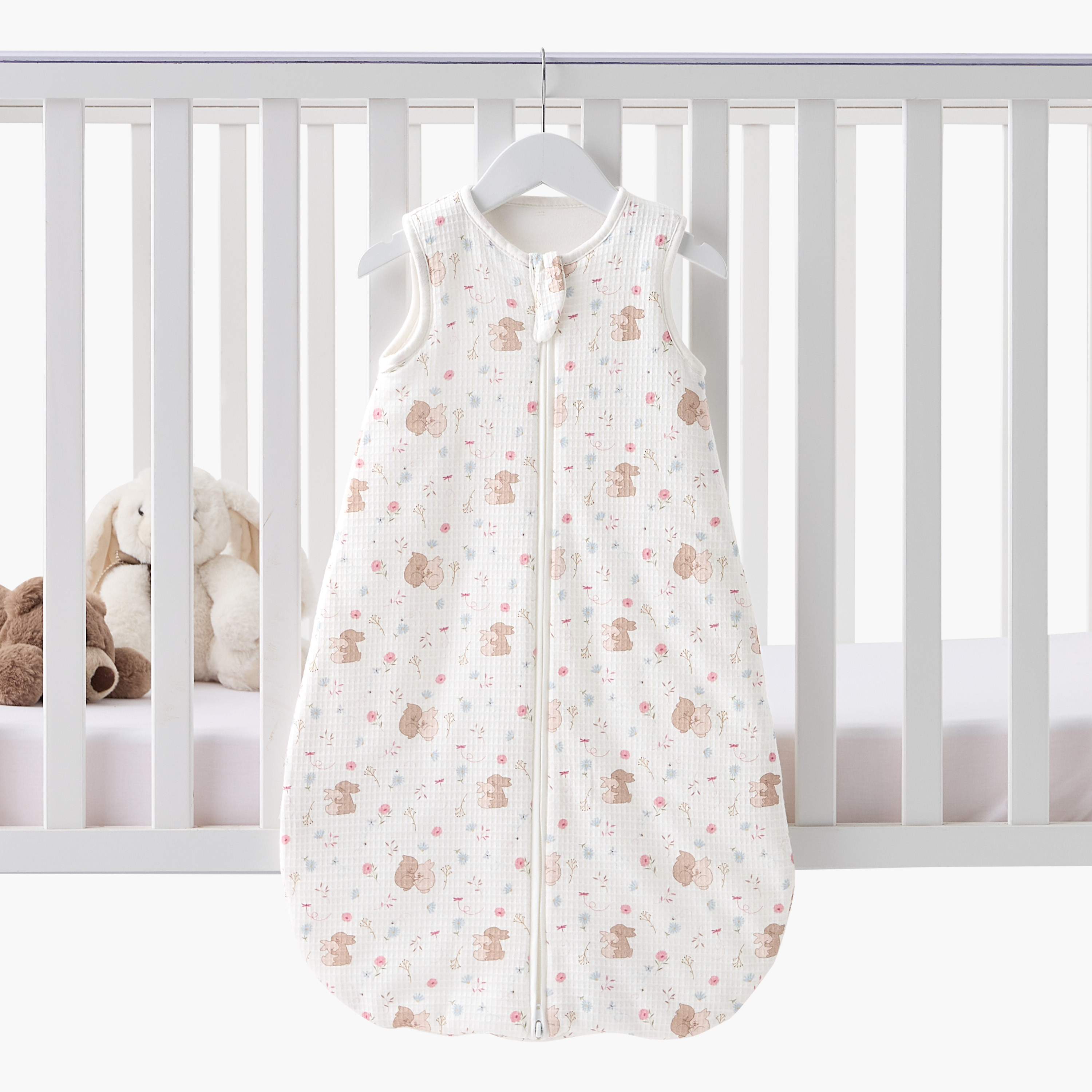 Juniors Baby Sleeping Bag with Animal Wonderland Print, 0-6 months-baby-nursery-blanketsandswaddles-swaddlesandsleepingbags-image-2