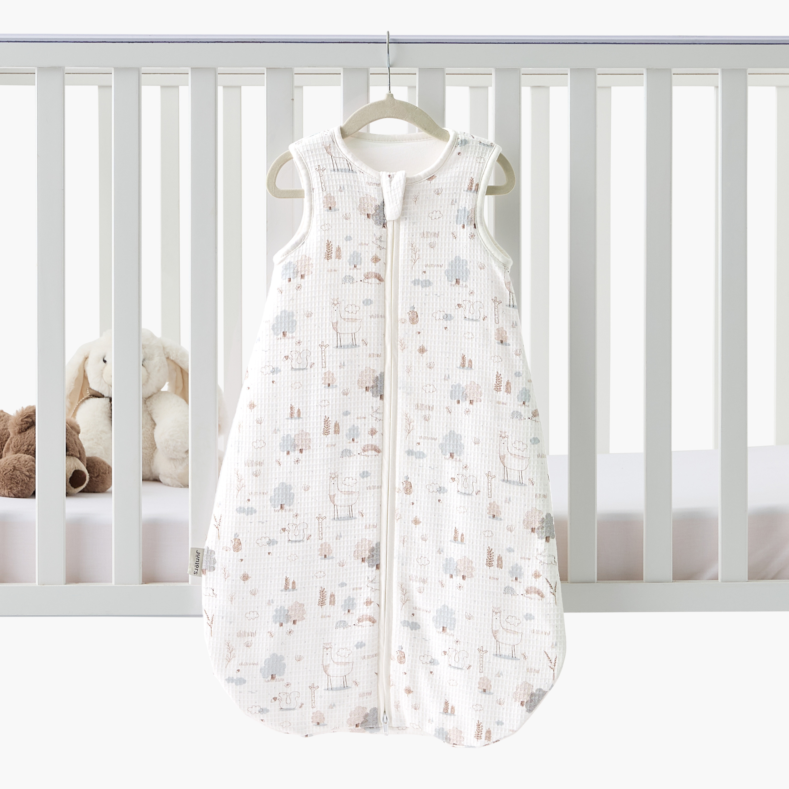 Juniors Baby Sleeping Bag with Animal Wonderland Print, 0-6 months-baby-nursery-blanketsandswaddles-swaddlesandsleepingbags-image-2