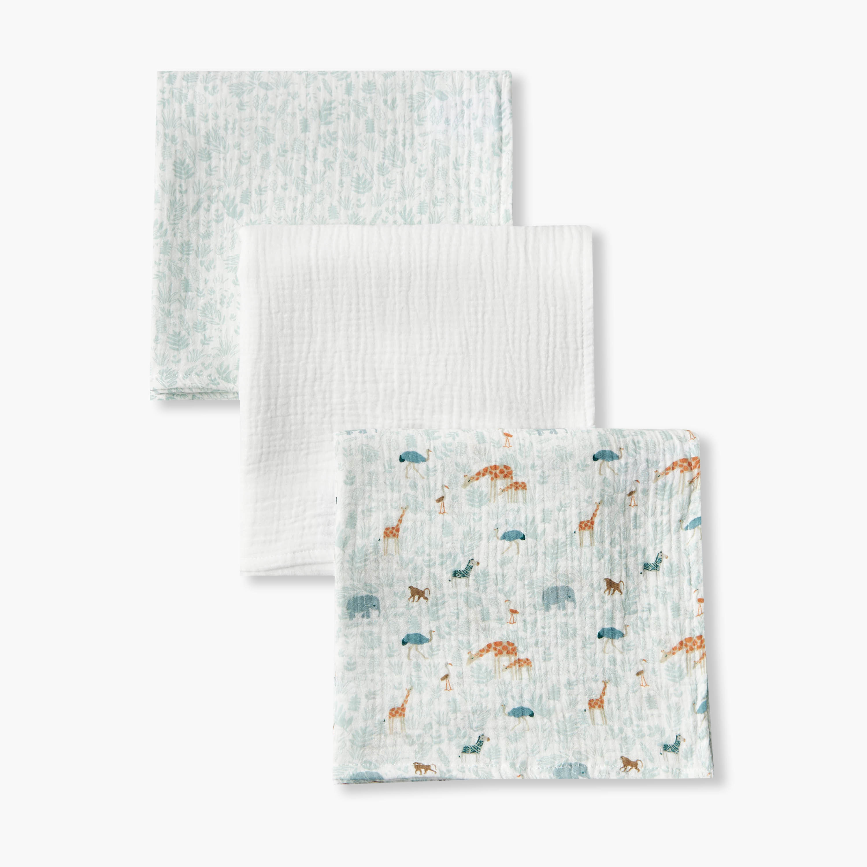 Pack of 3 Baby Swaddle Wrap with Texture-baby-nursery-blanketsandswaddles-swaddlesandsleepingbags-image-3