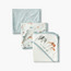 Pack of 3 Juniors Receiving Blanket with Hood, 25x35 cm-baby-nursery-blanketsandswaddles-receivingblankets-image-3