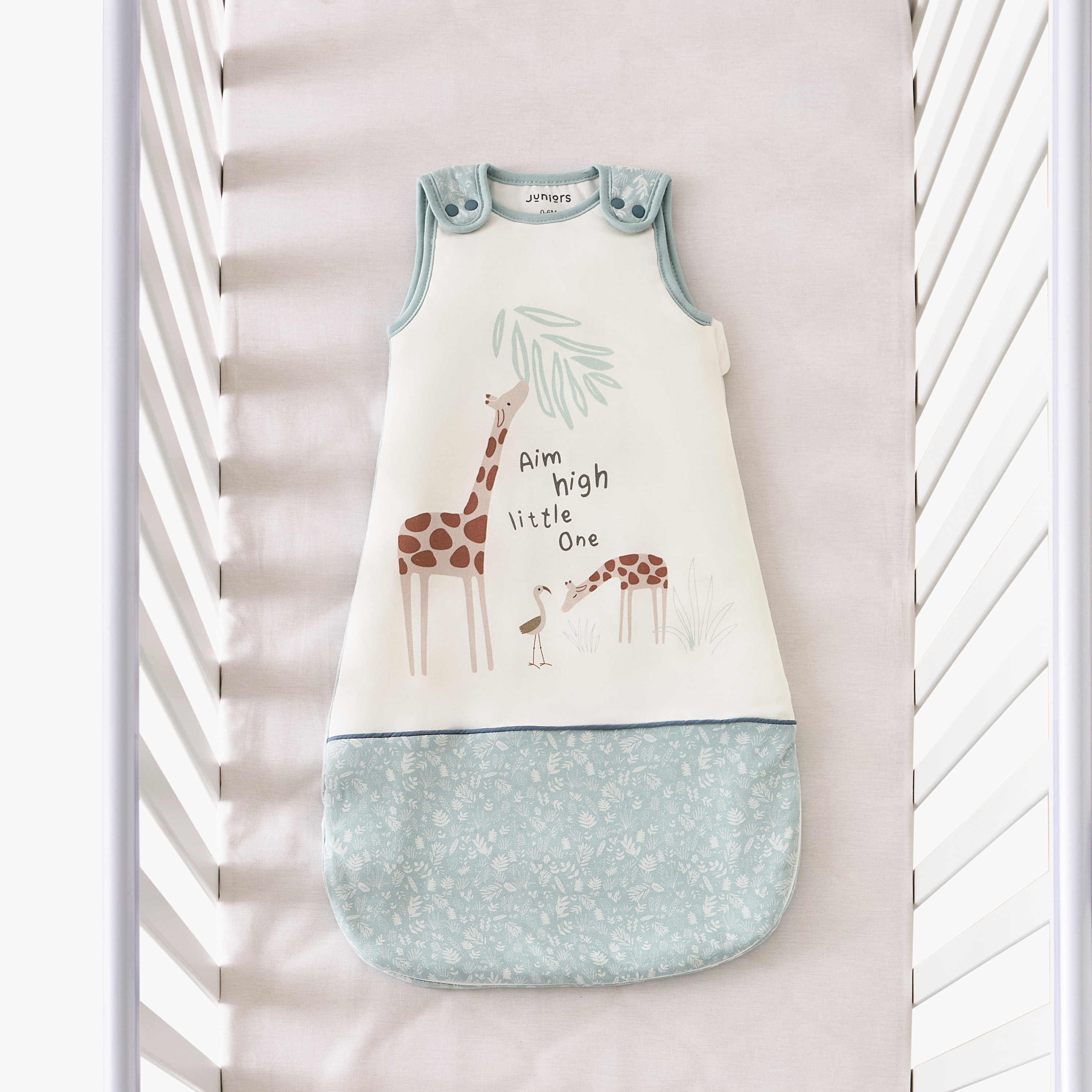 Juniors Baby Sleeping Bag with Snap Button Closure, 0-6 months-baby-nursery-blanketsandswaddles-swaddlesandsleepingbags-image-1