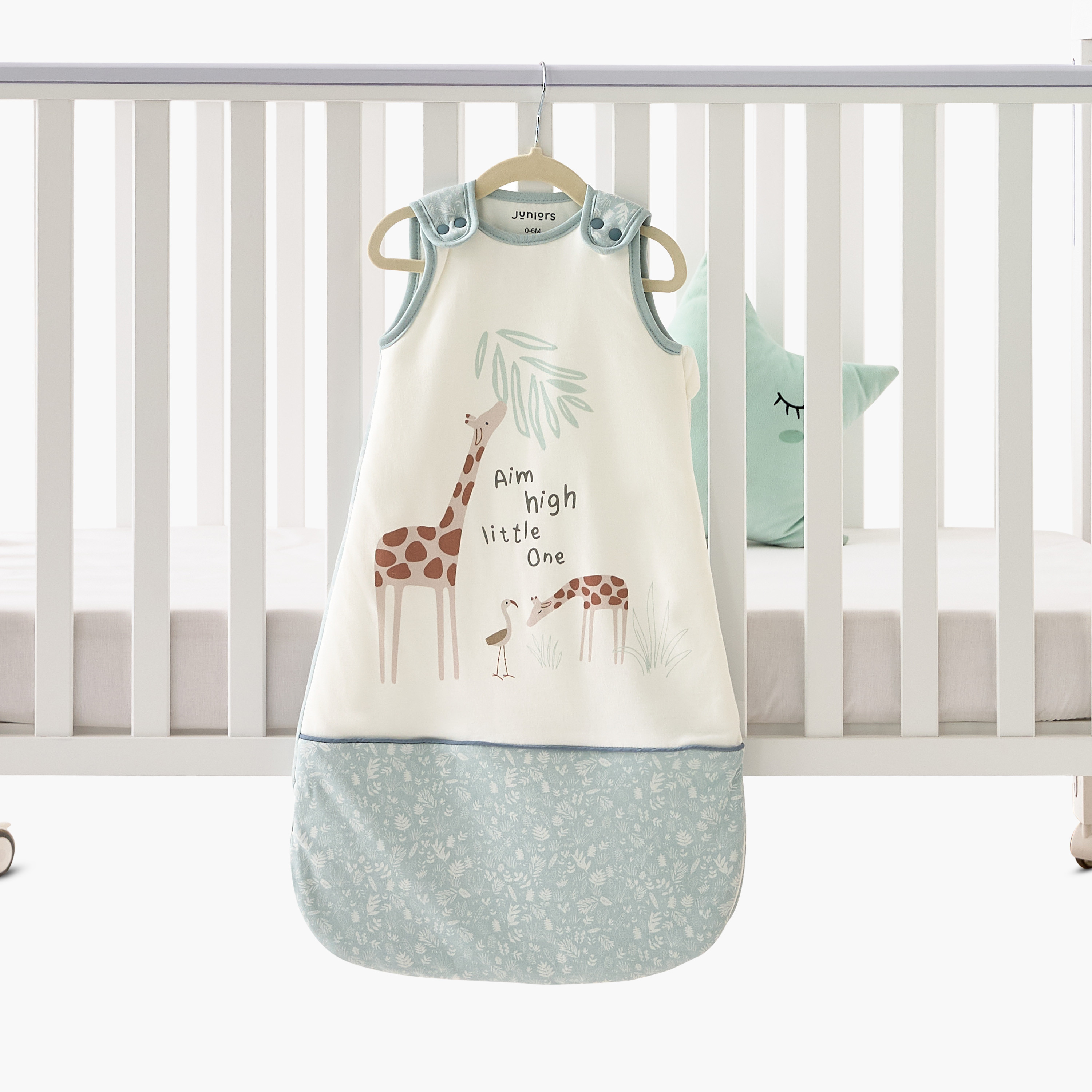 Juniors Baby Sleeping Bag with Snap Button Closure, 0-6 months-baby-nursery-blanketsandswaddles-swaddlesandsleepingbags-image-2