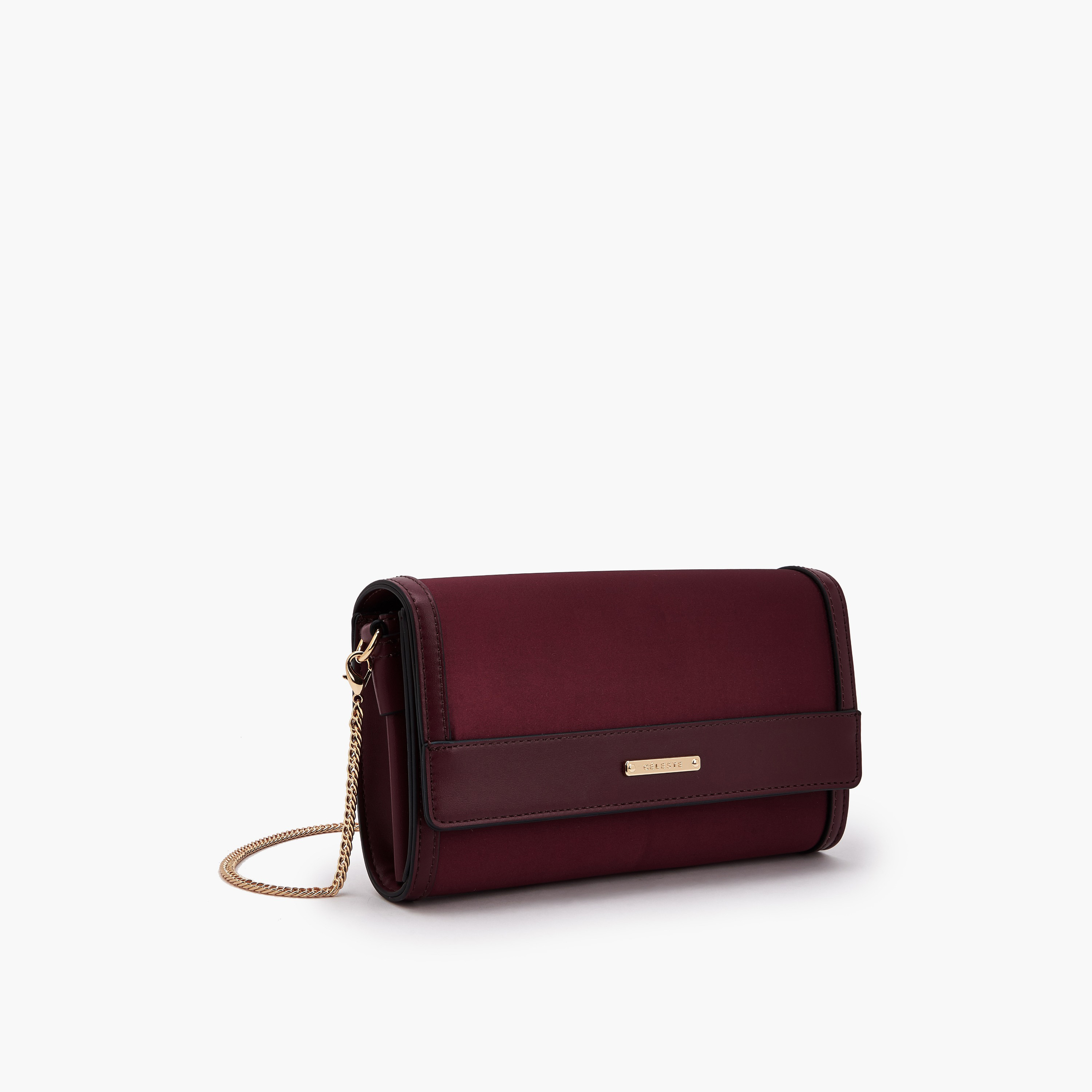 Celeste Panelled Clutch with Chain Strap-women-bagsandwallets-handbags-image-4