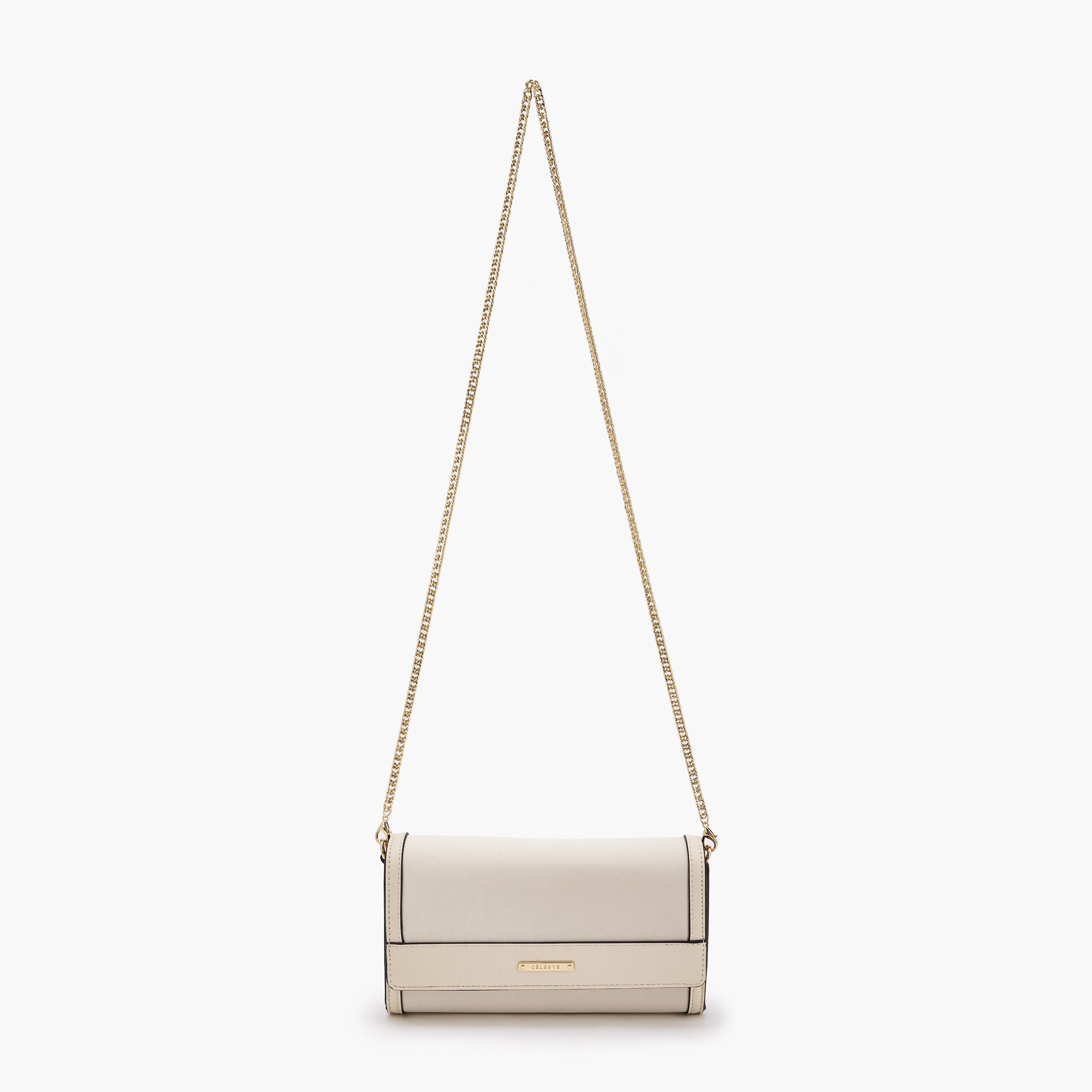 شنطة كلاتش بألواح وحزام سلسلة من سيليست-women-bagsandwallets-handbags-image-3