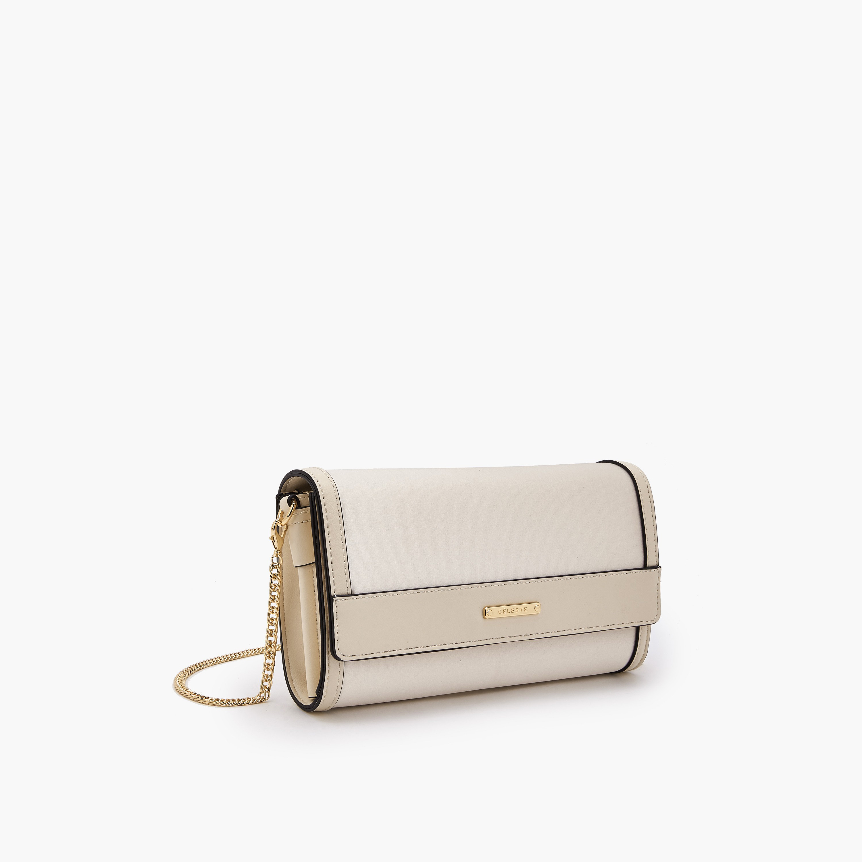 شنطة كلاتش بألواح وحزام سلسلة من سيليست-women-bagsandwallets-handbags-image-4