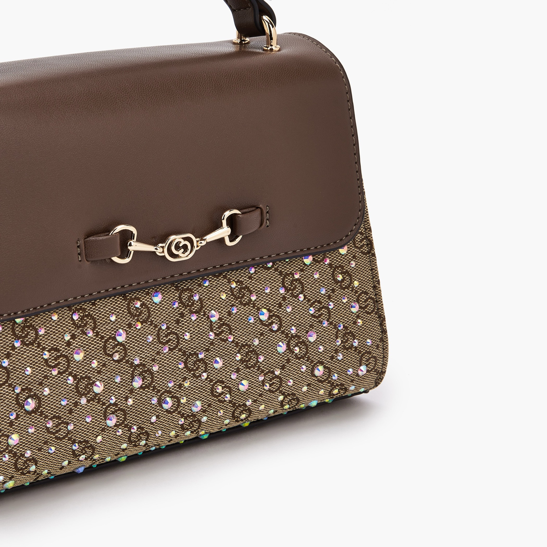 شنطة ساتشيل مزينة بحزام قابل للفصل من سيليست-women-bagsandwallets-handbags-image-4