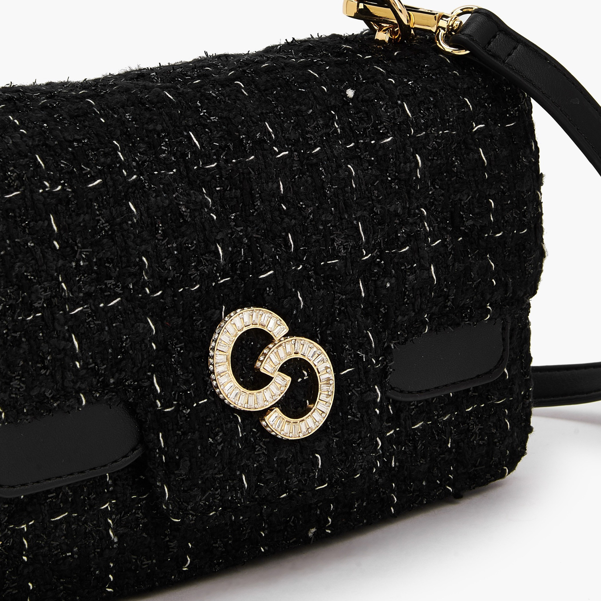 Celeste Textured Satchel Bag with Button Closure-women-bagsandwallets-handbags-image-4