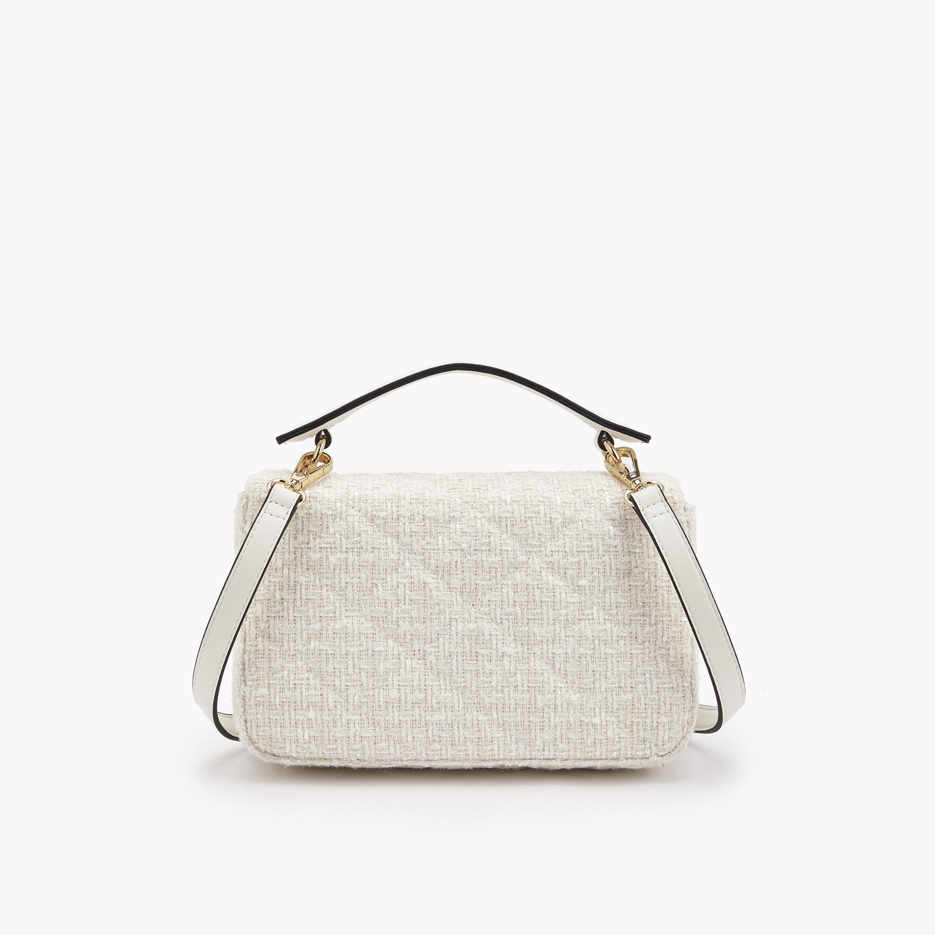 Celeste Textured Satchel Bag with Button Closure-women-bagsandwallets-handbags-image-5