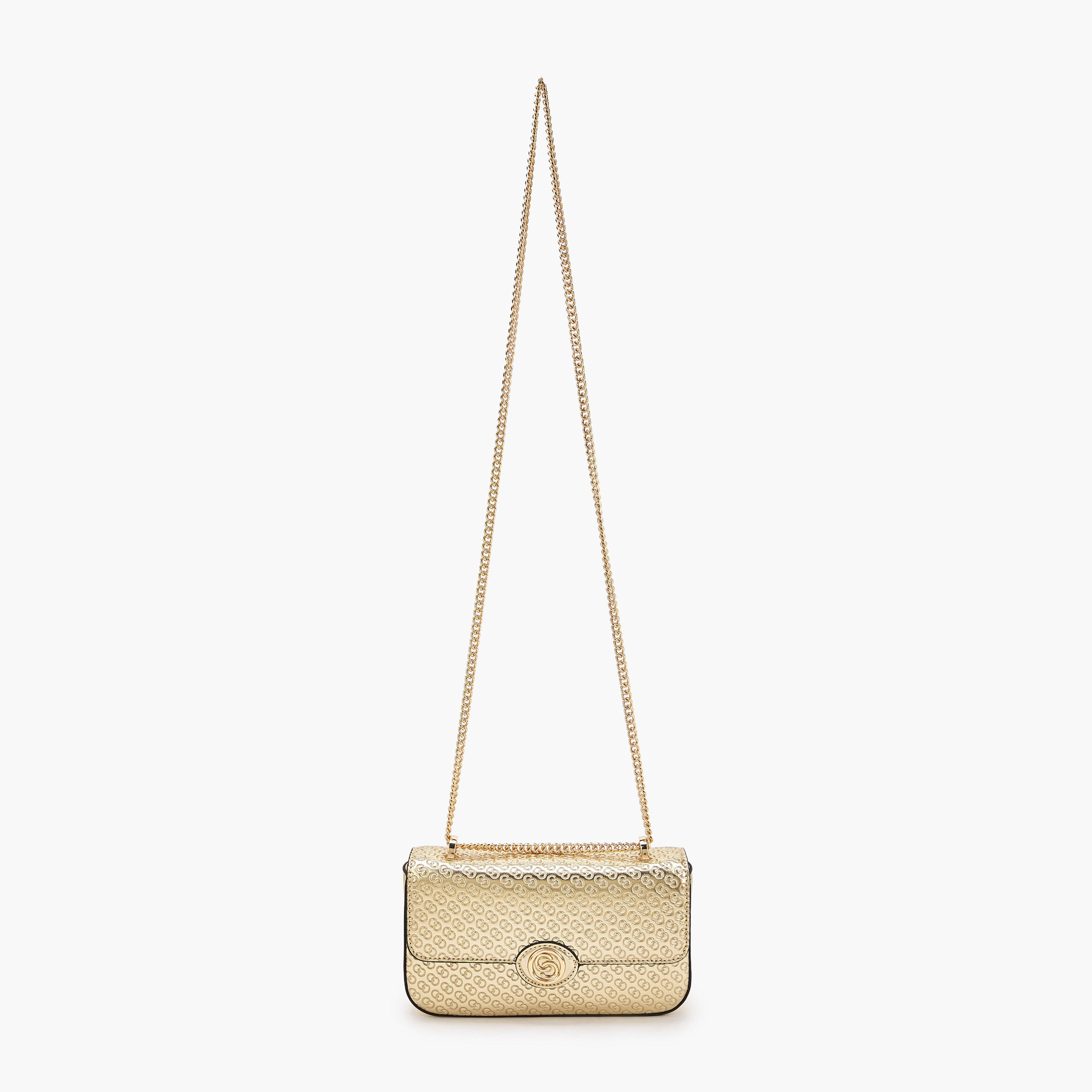 شنطة كروس بودي بنقوش مونوجرام وحزام سلسلة من سيليست-women-bagsandwallets-handbags-image-3