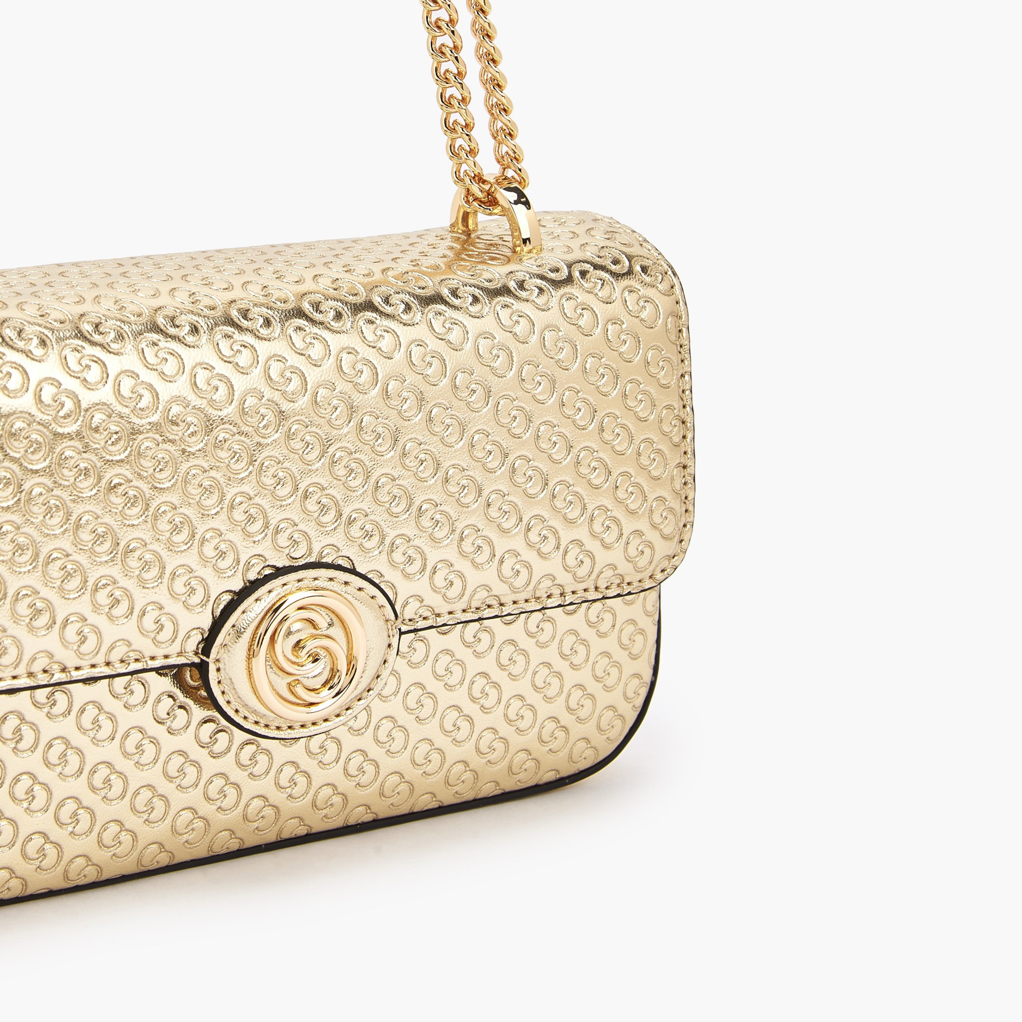 شنطة كروس بودي بنقوش مونوجرام وحزام سلسلة من سيليست-women-bagsandwallets-handbags-image-5