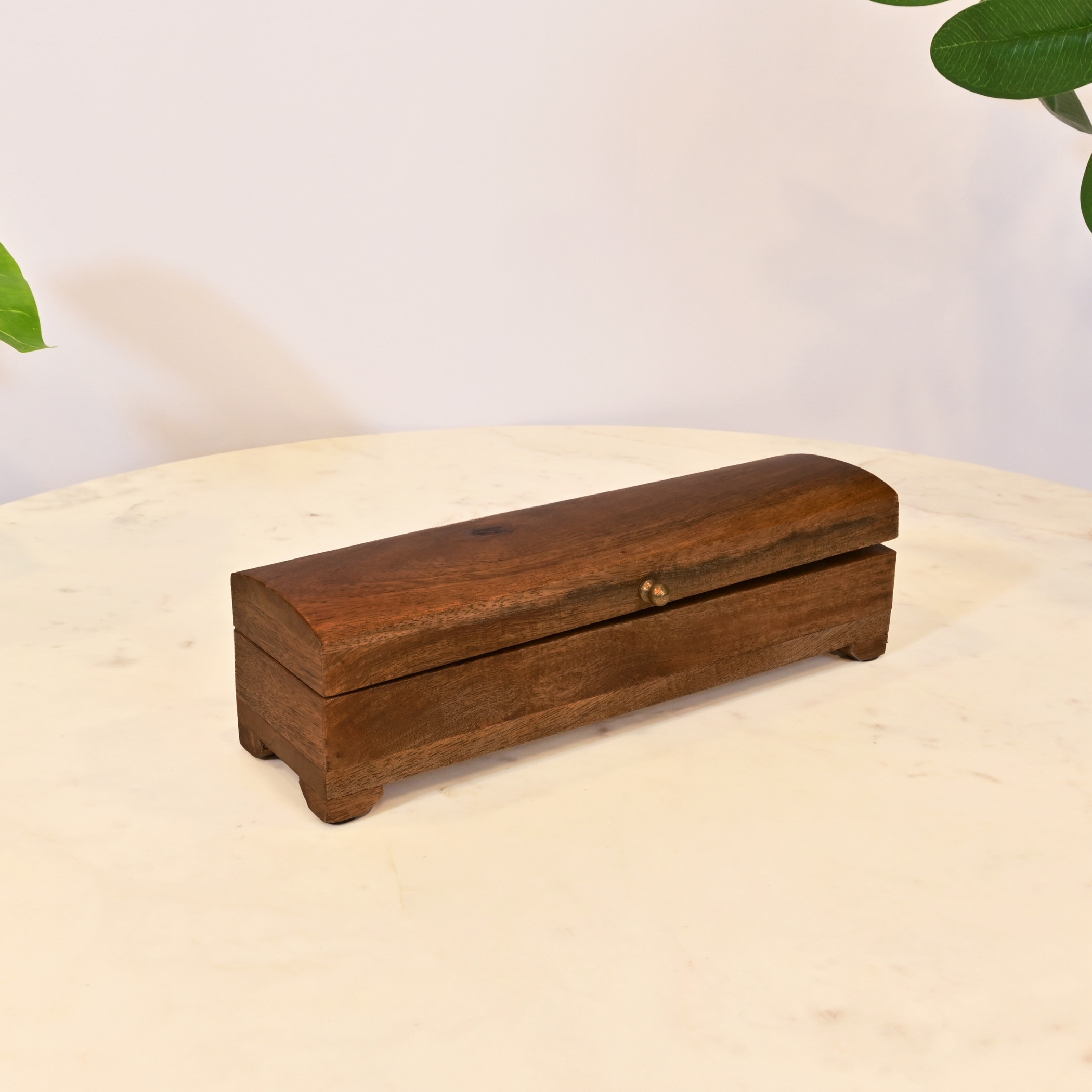 Dark Wood Rectangular Storage Box-household-decor-boxesandtrays-image-2