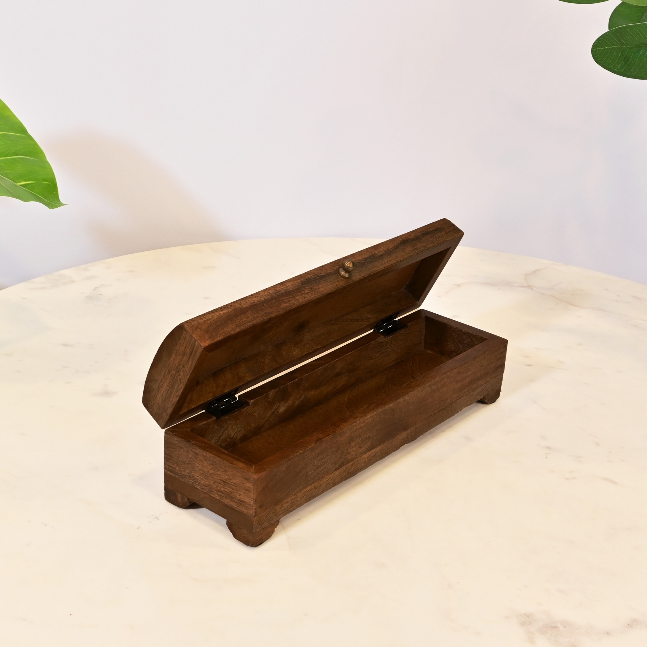 Dark Wood Rectangular Storage Box-household-decor-boxesandtrays-image-3